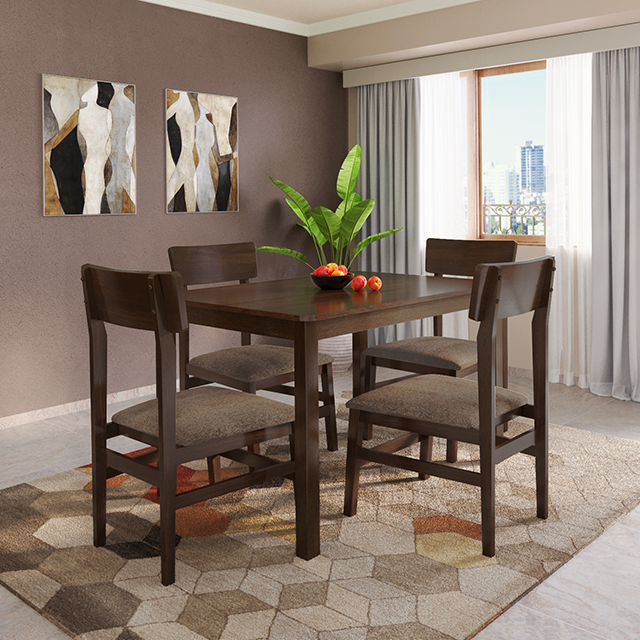 Ace Pro 4-seater square table by Interio
