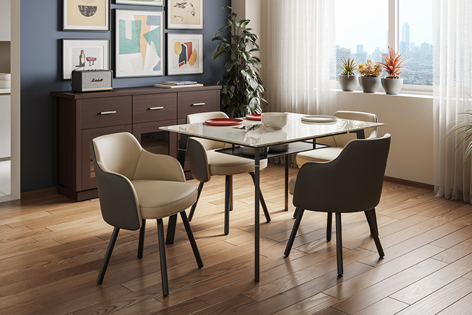 enhance your dining space with Upmods dining table design.