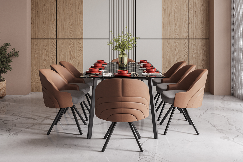 Aclectic - Upmods dining table.