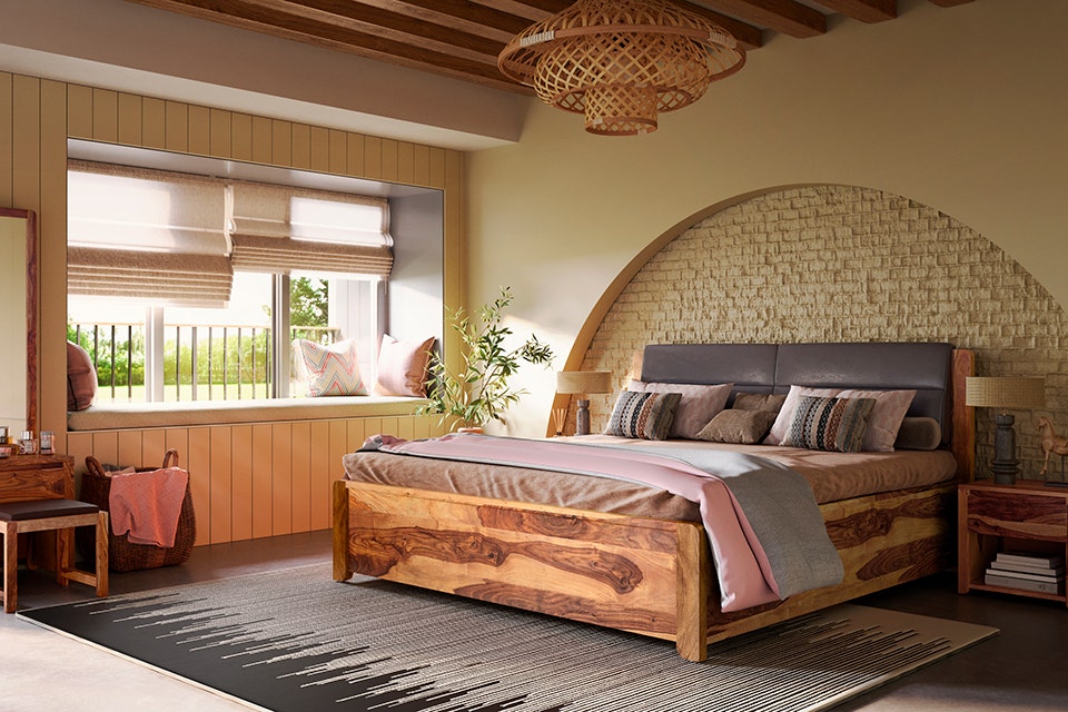 natural bedroom lighting