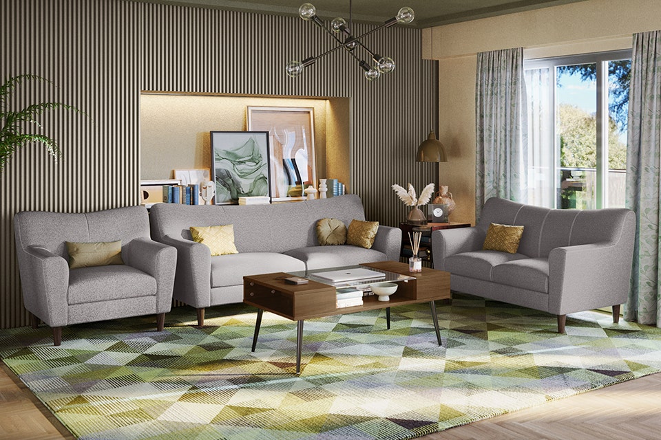 five-seater Bevelark sofa range