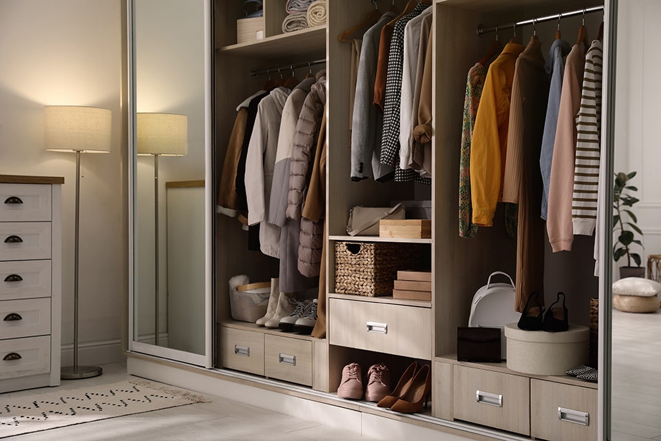 Modular wardrobes by Interio by Godrej