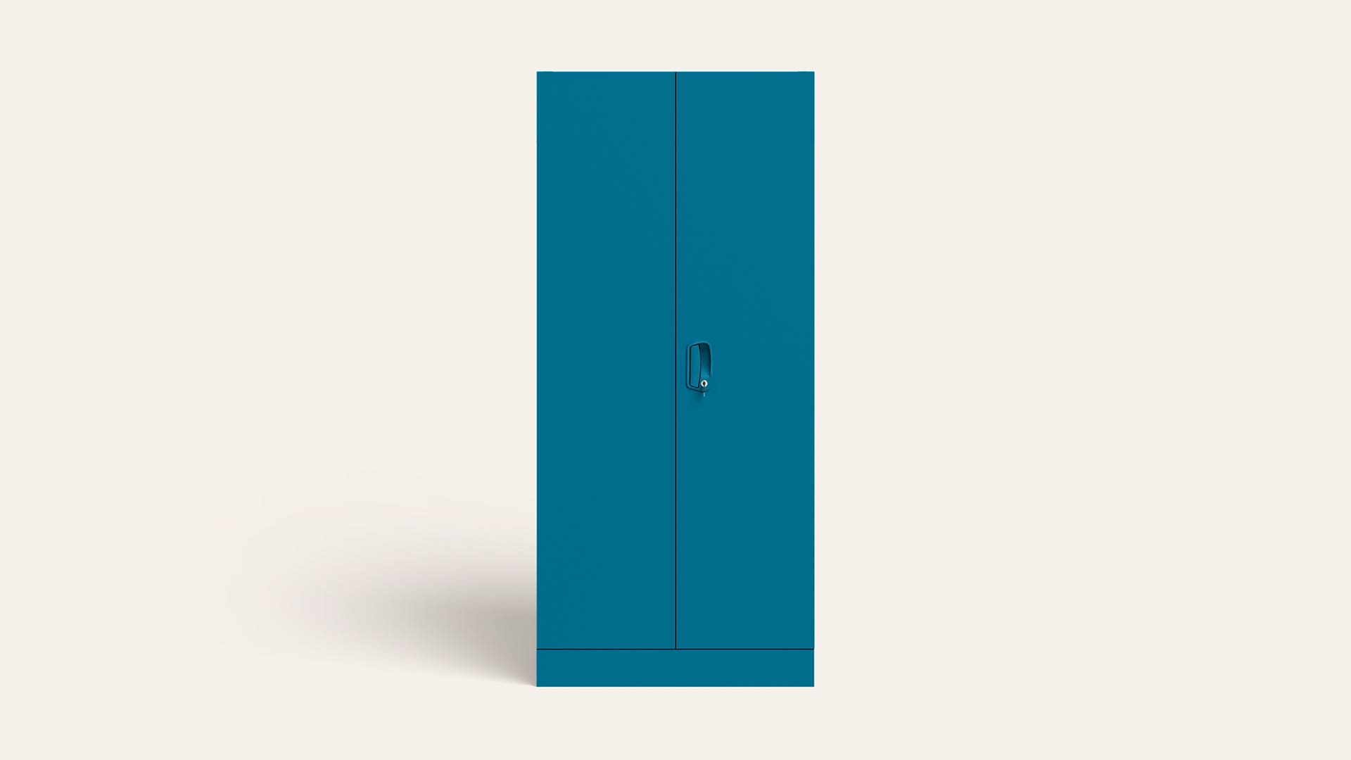 Aceline® 2-Door Steel Almirah/Wardrobe (Teal)