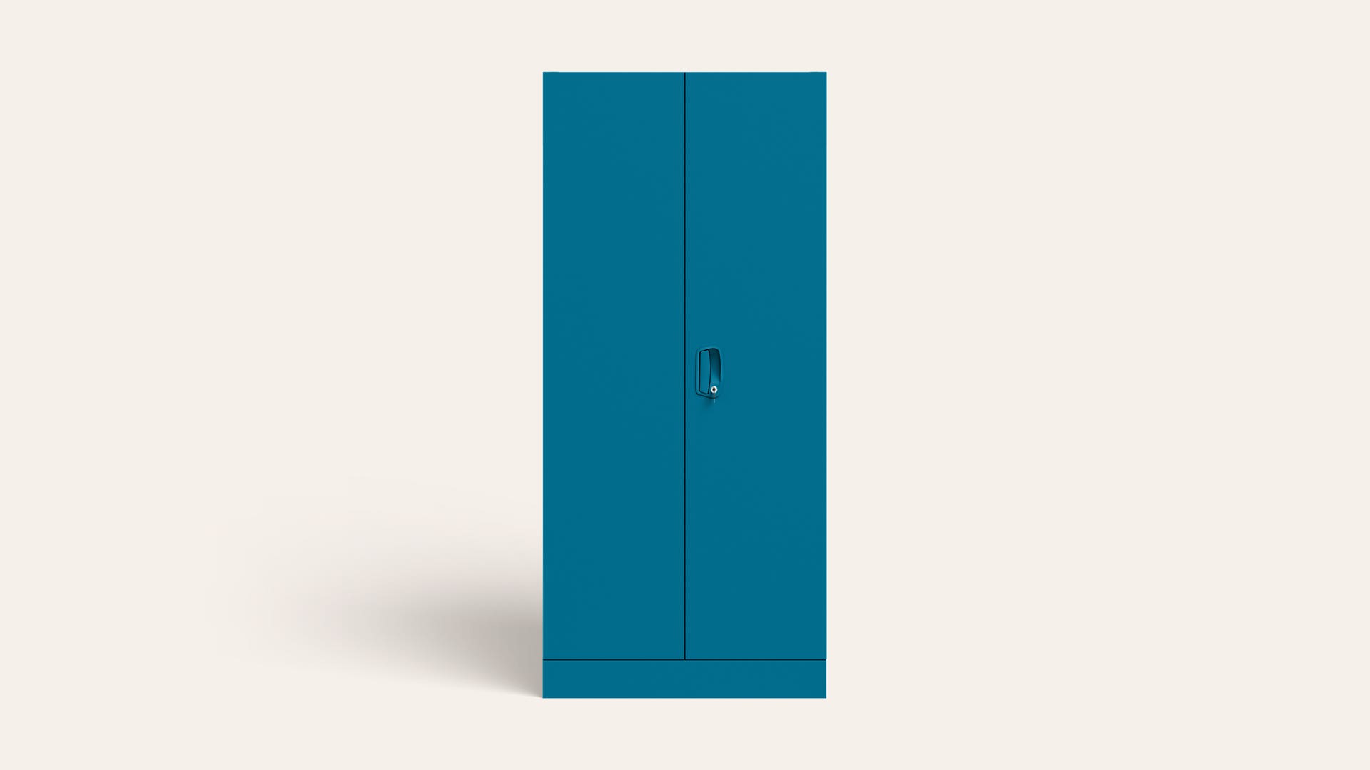 Aceline® 2-Door Steel Almirah/Wardrobe (Teal)