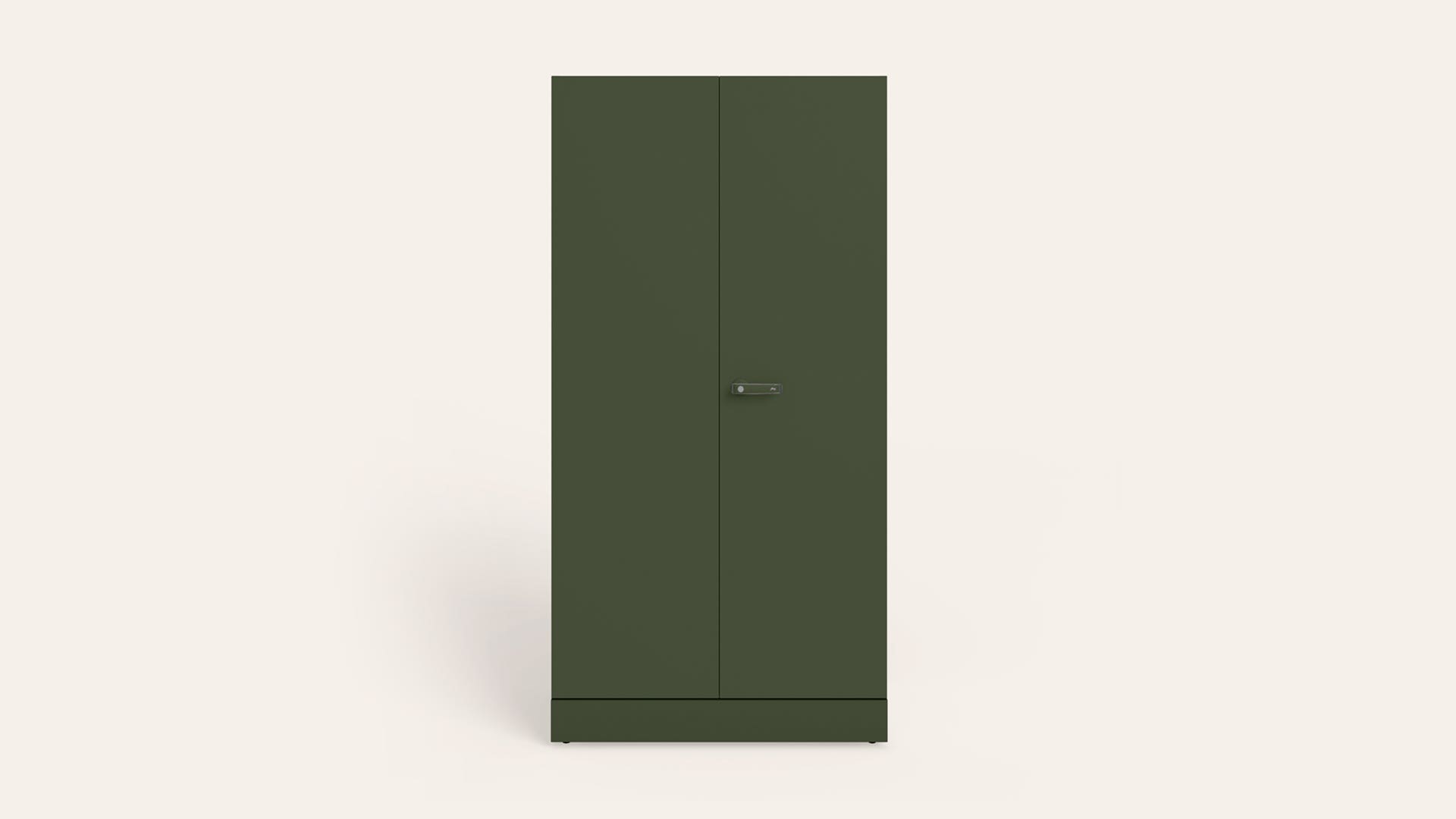 Auraline® Men Basic 2-Door Steel Almirah/Wardrobe (Matte Tree Mist)