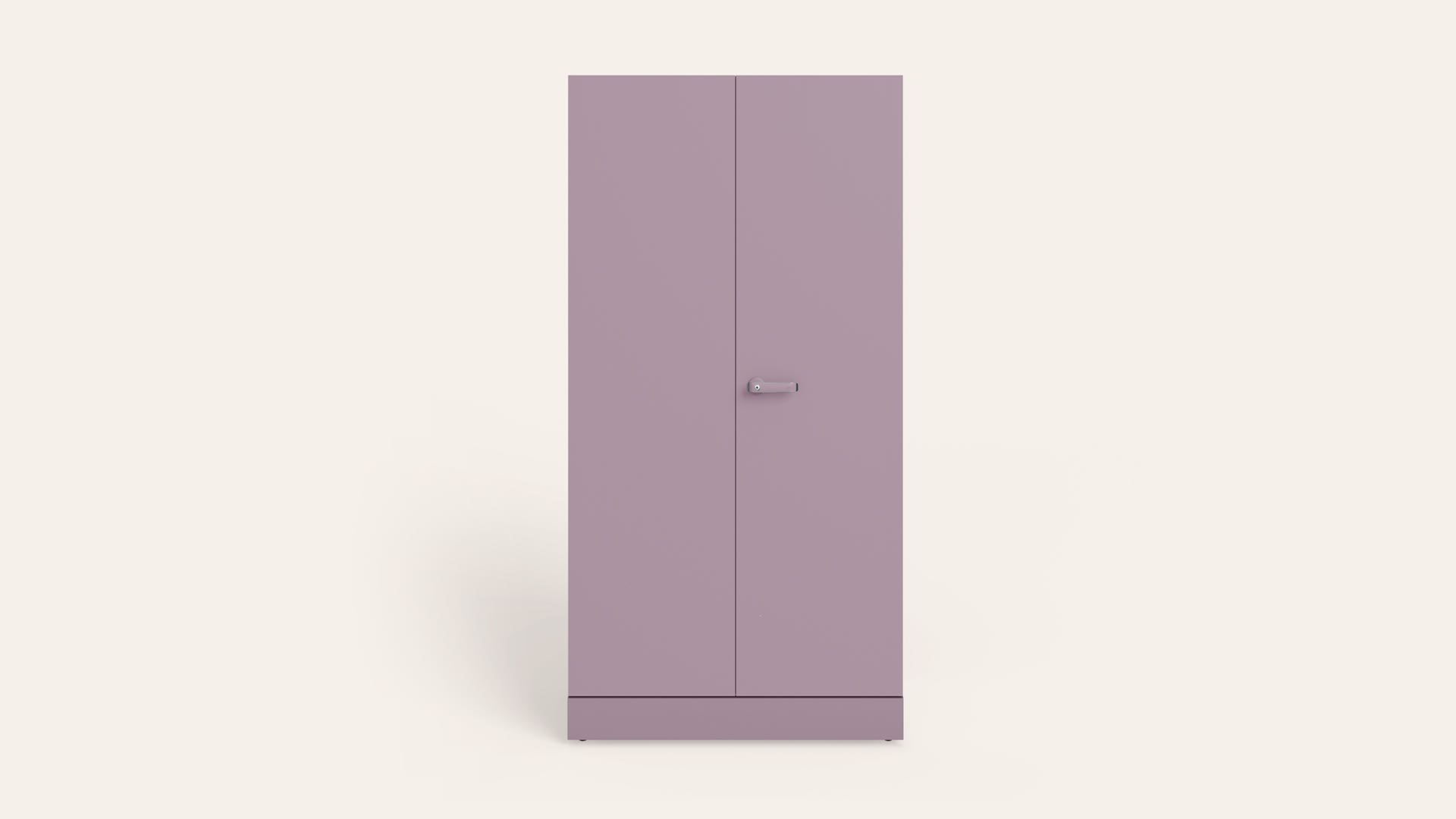 Auraline® Men Basic 2-Door Steel Almirah/Wardrobe (Matte Sepia Rose)