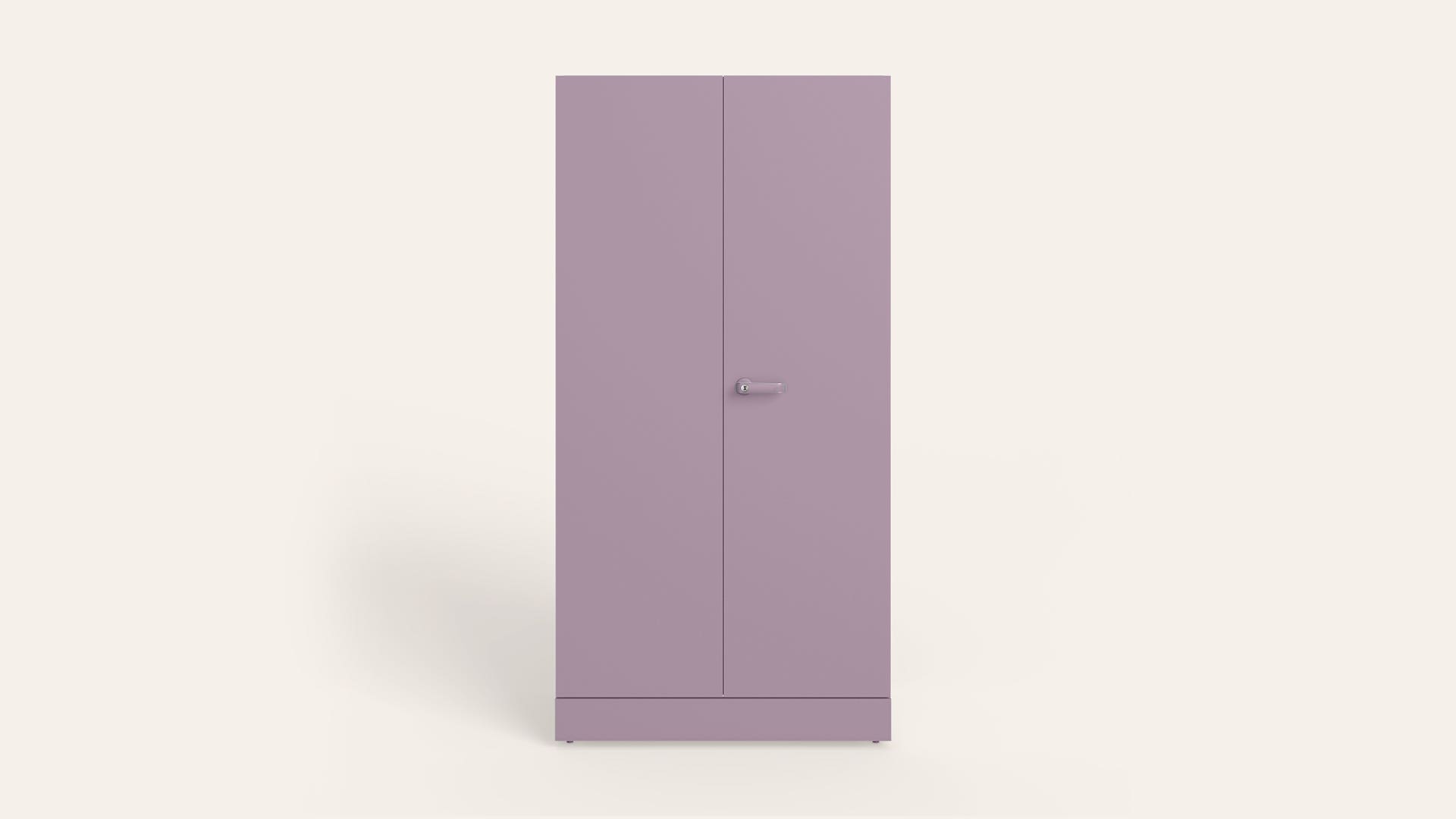 Auraline® Men Premium 2-Door Steel Almirah/Wardrobe (Matte Sepia Rose)