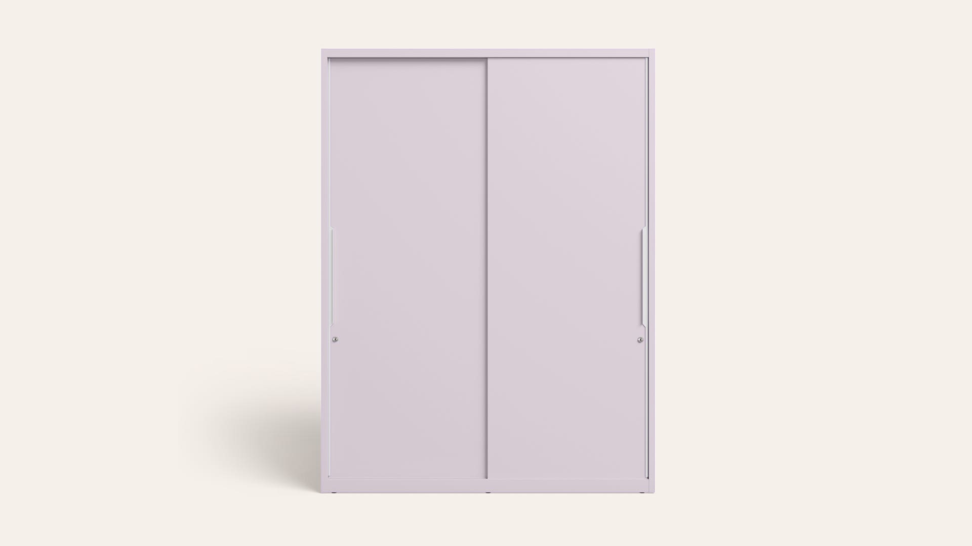 Slide N Store XL Plus 2-Door Steel Almirah/Wardrobe(Lilac)