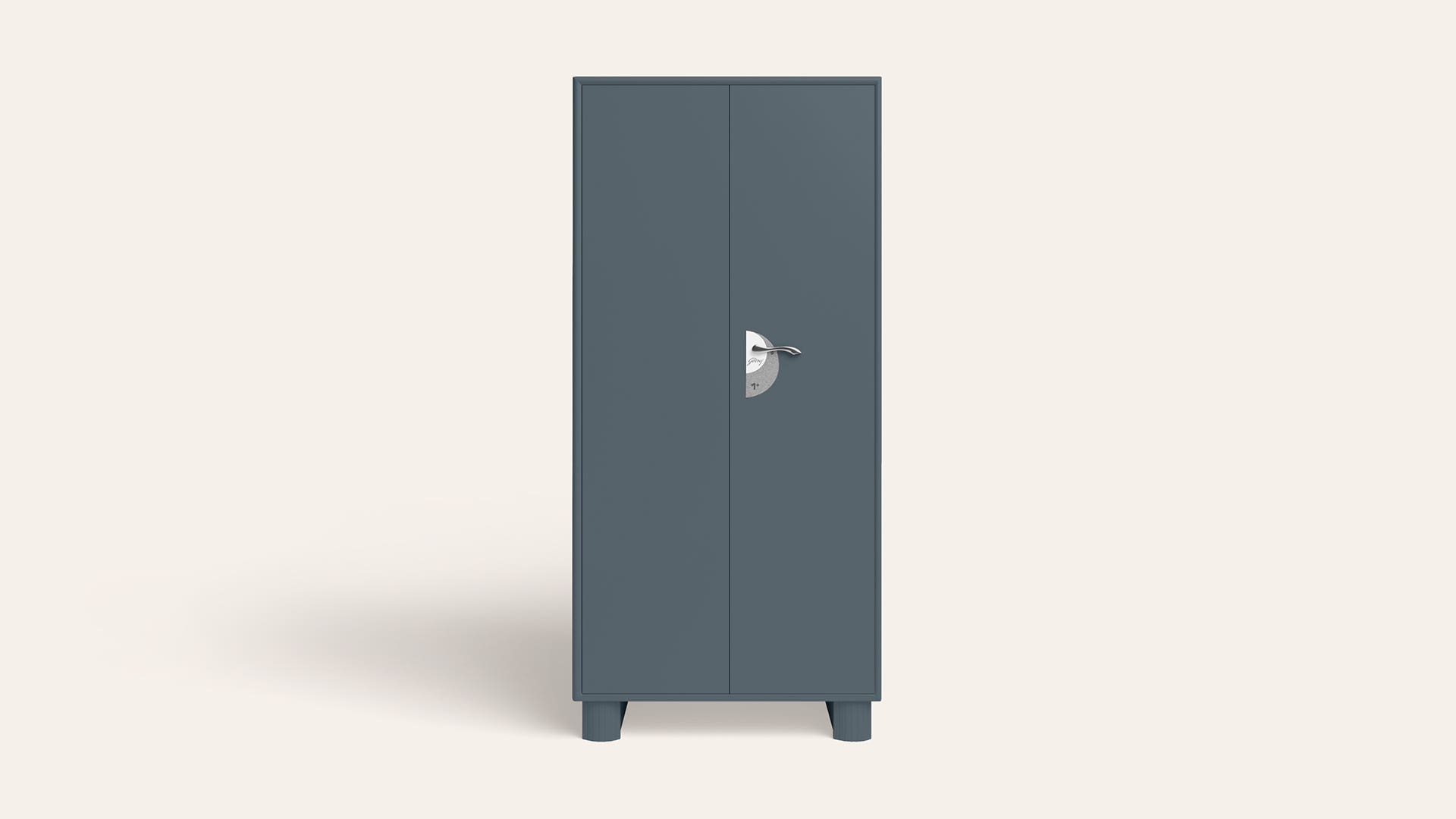 Storwel® M2 2-Door Steel Almirah/Wardrobe(Oxford Blue)