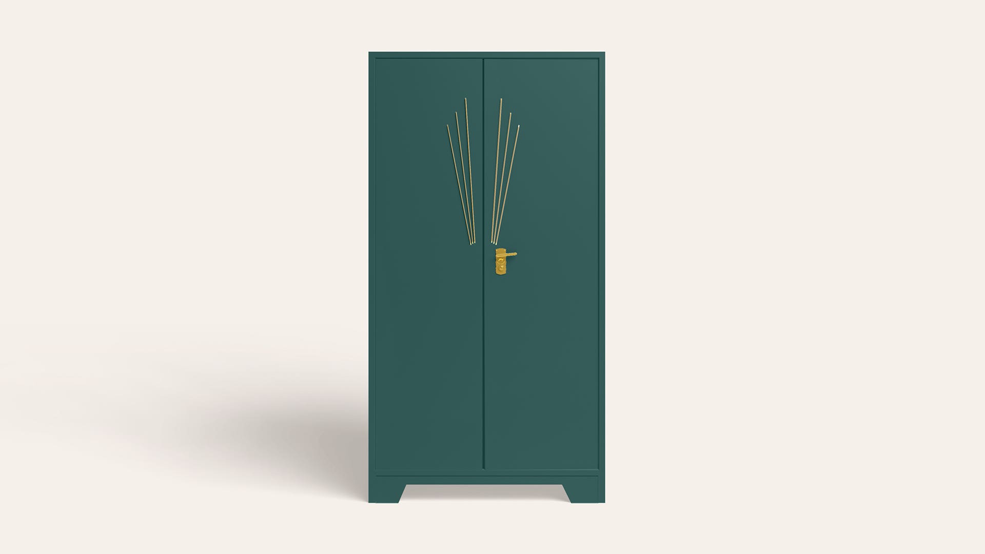 Centurion 2-Door Steel Almirah/Wardrobe(Emerald)