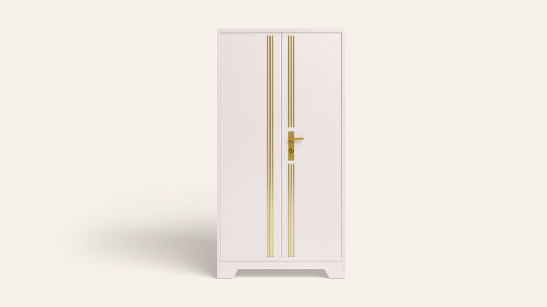 Centurion Plus 2-Door Steel Almirah/Wardrobewith Motion Sensor Lights (Bridal Blush)