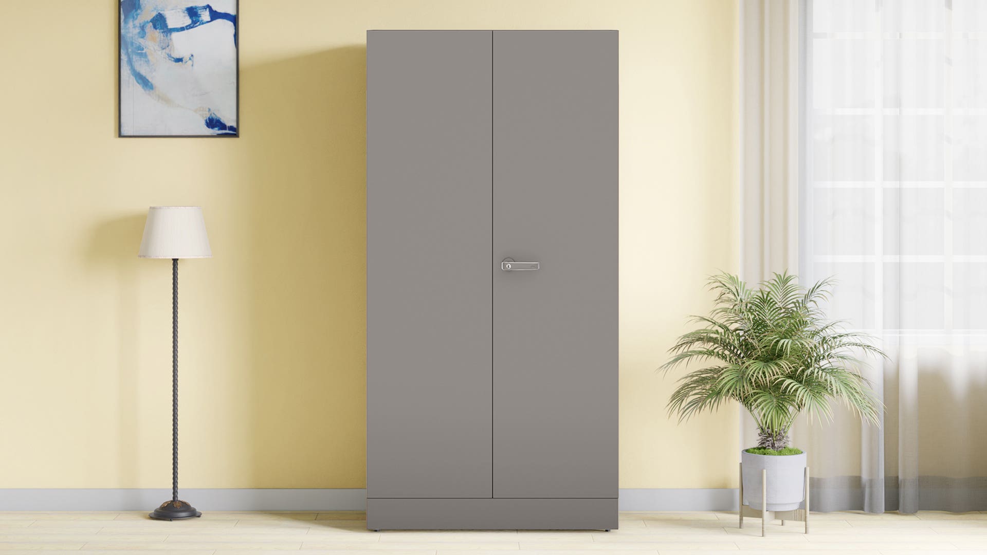 Auraline 2-Door Steel Almirah