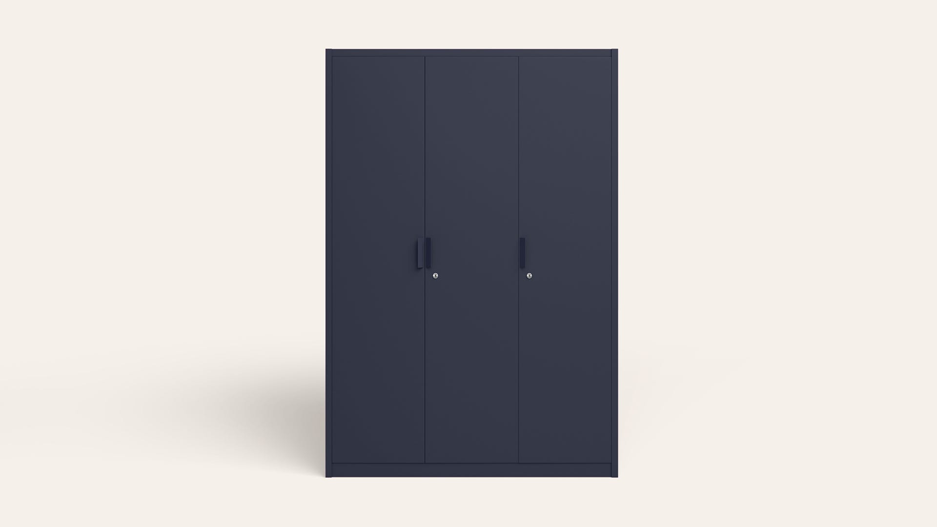 Ultraline NX 3-Door Steel Almirah/Wardrobe(Denim Blue)