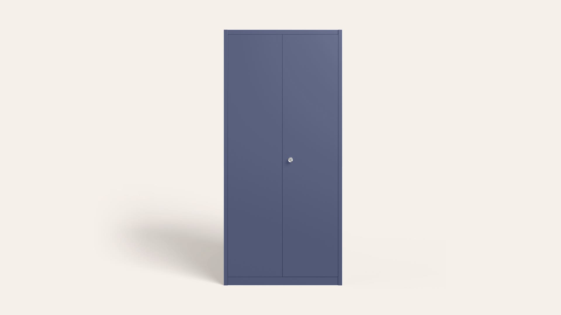 Errol 2-Door Steel Almirah/Wardrobe(Textured Phiroja Blue)