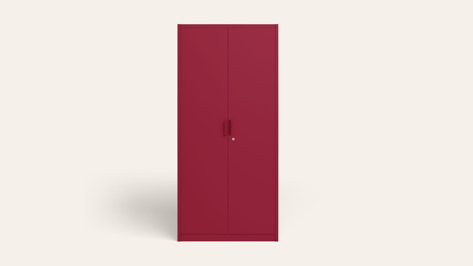 Ultraline NX 2-Door Steel Almirah/Wardrobe(Scooter Red)