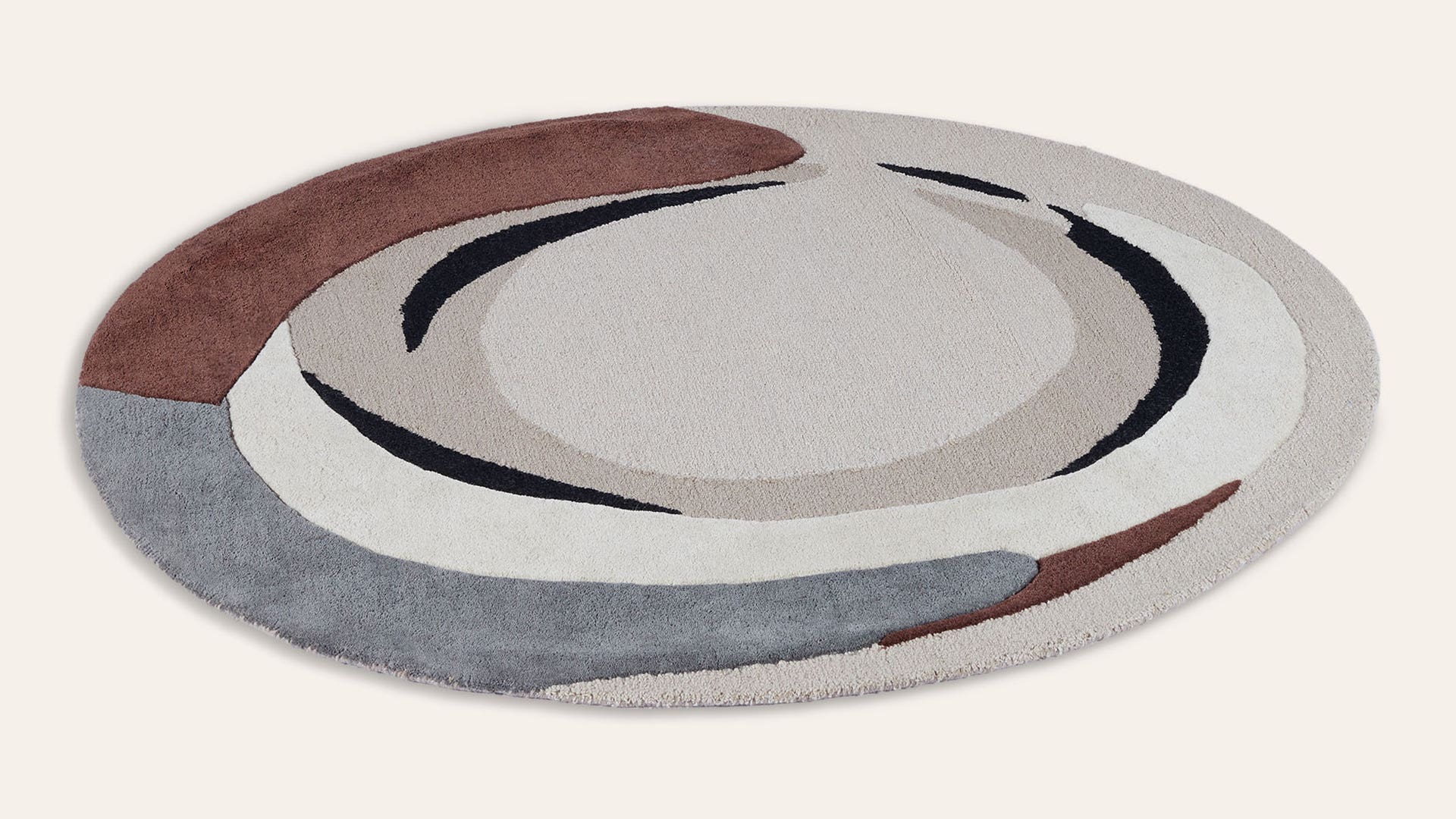 Hand Tufted Round Wool Rug