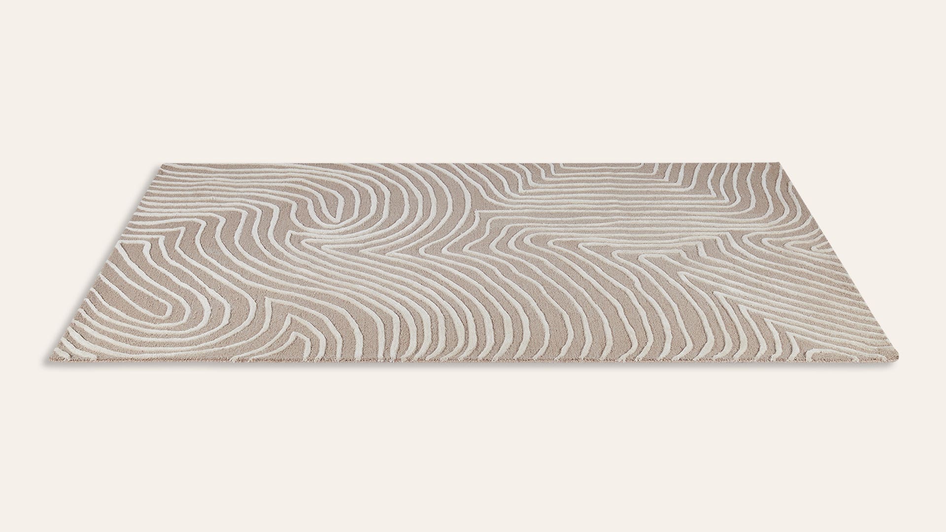Hand Tufted Hand Carved Wool Rug