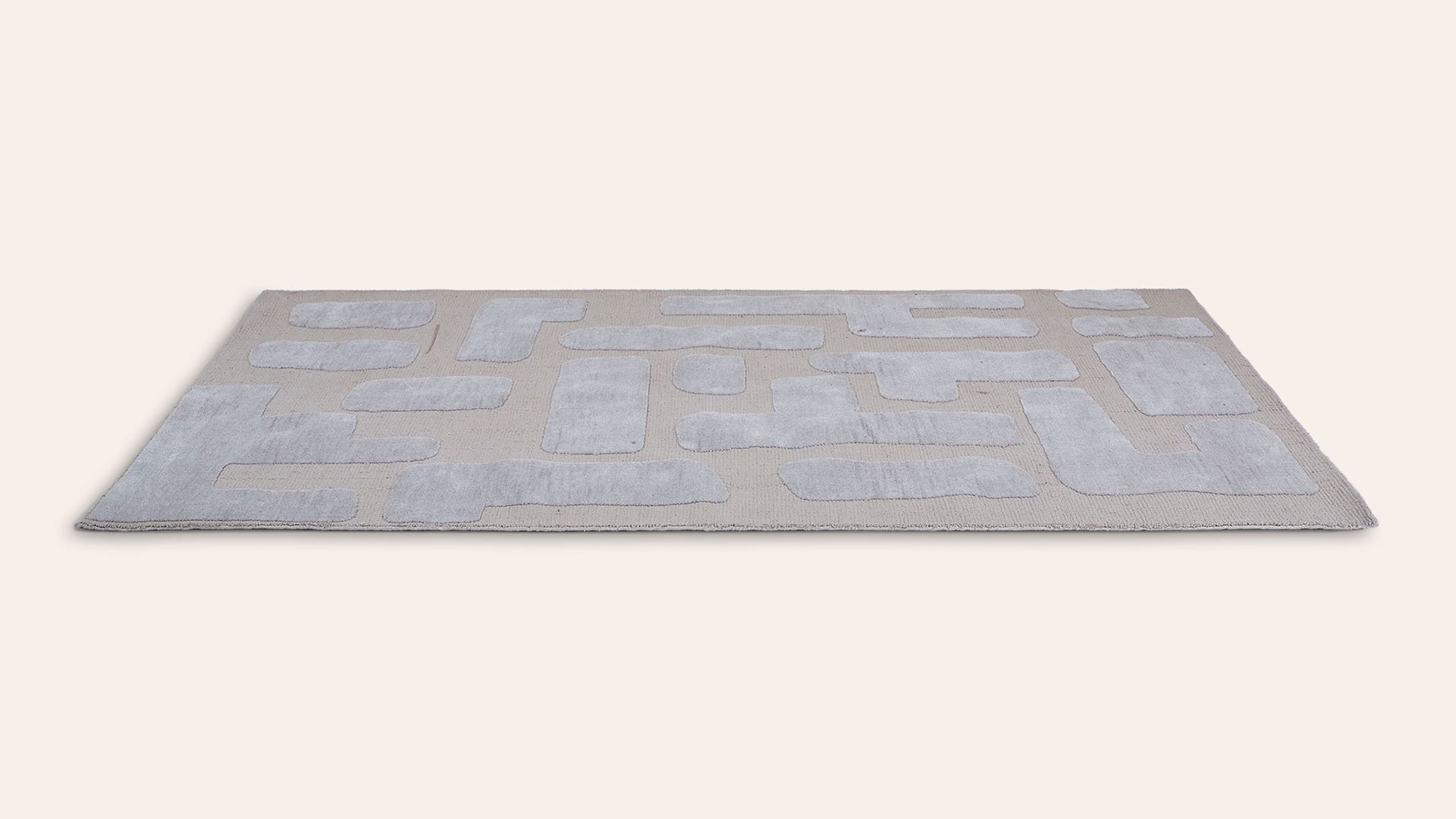 Hand Tufted Loop Pile-Cut Pile Micro Fiber Rug