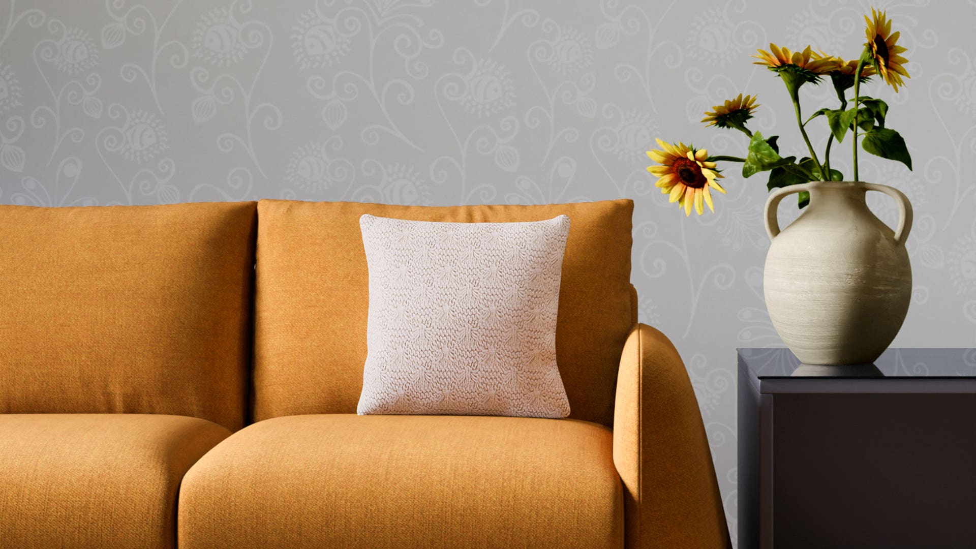 16x16 Knit Cotton Cushion Cover