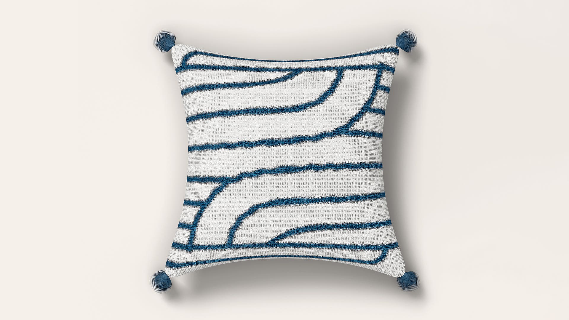 16x16 Cotton Square Cushion Cover