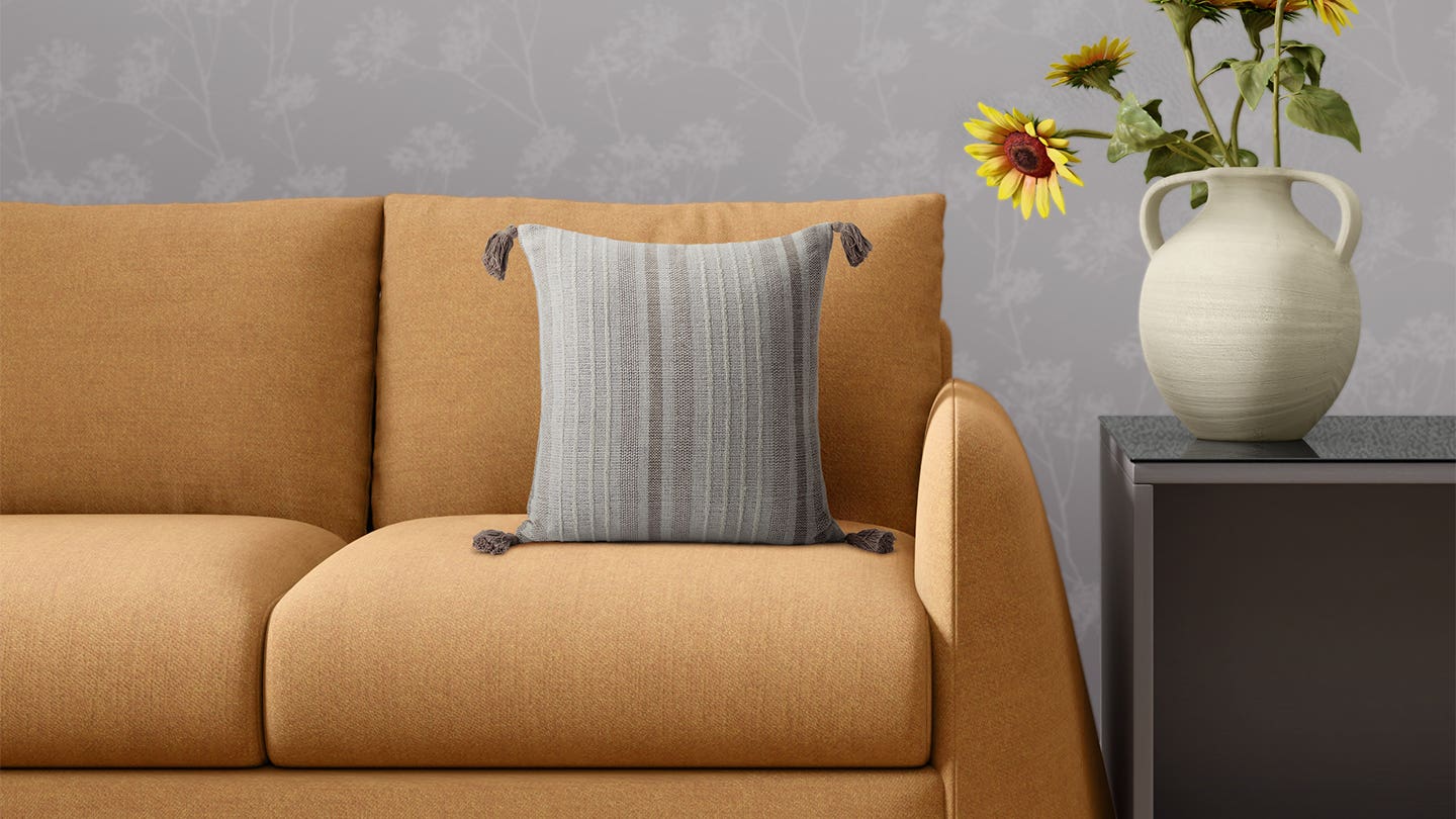 16x16 Cotton Square Cushion Cover