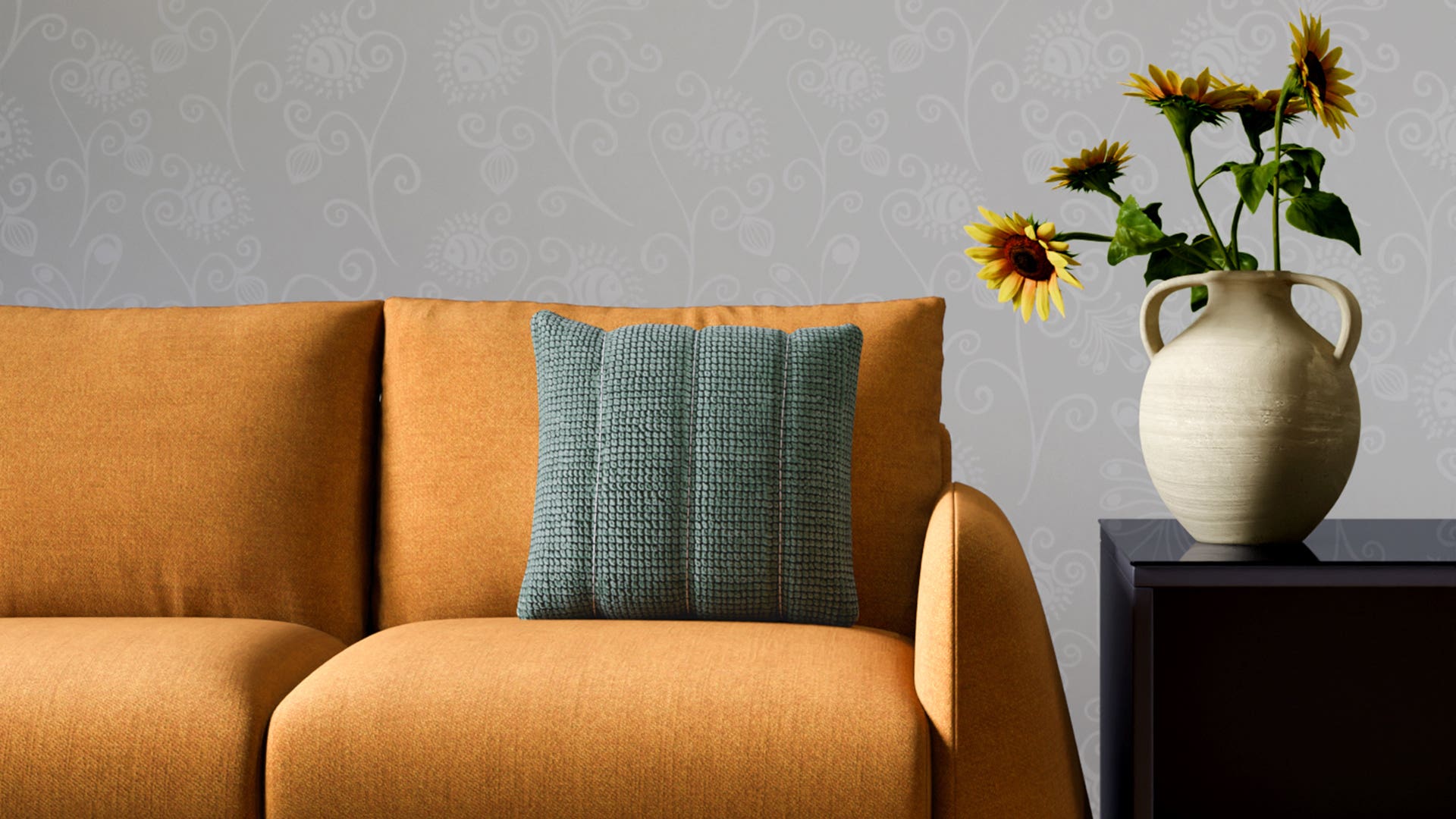 16x16 Cotton Square Cushion Cover