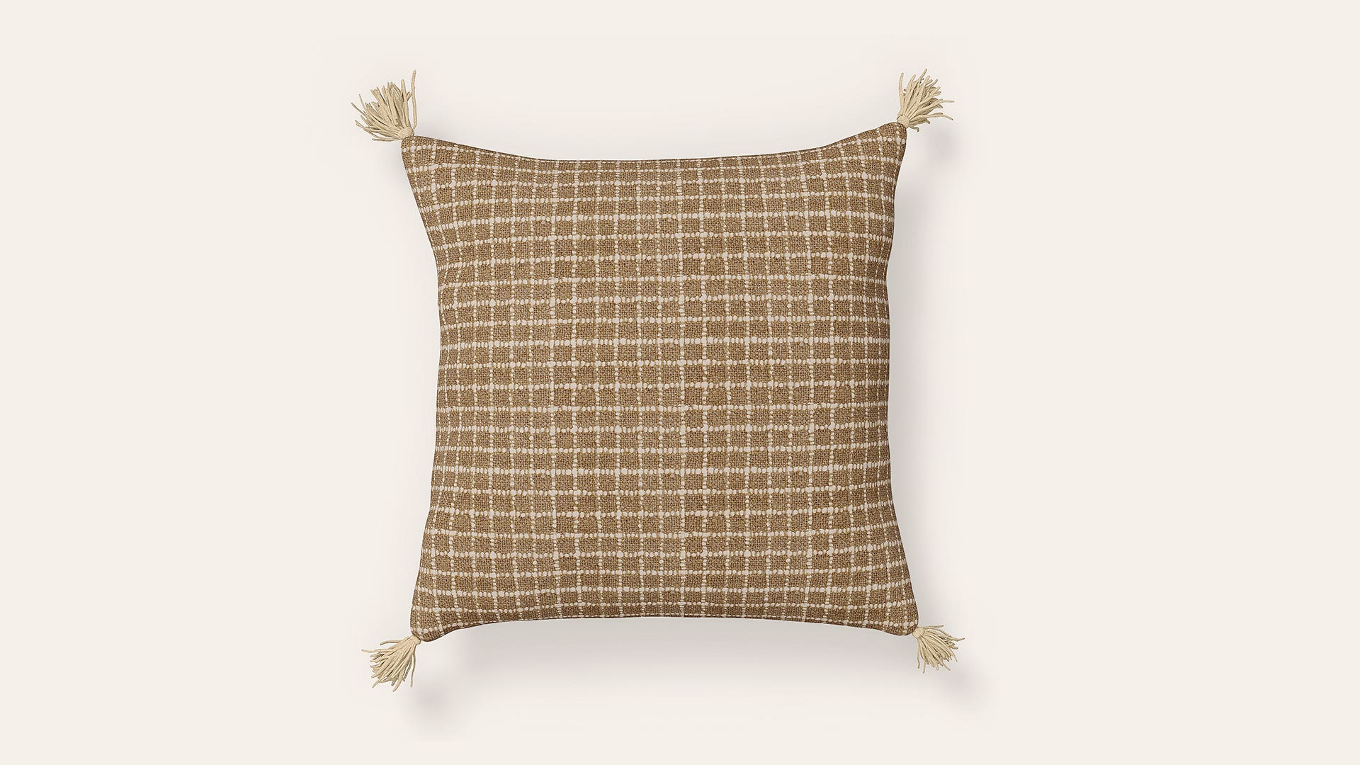 18x18 Cotton Square Cushion Cover (Checkered)