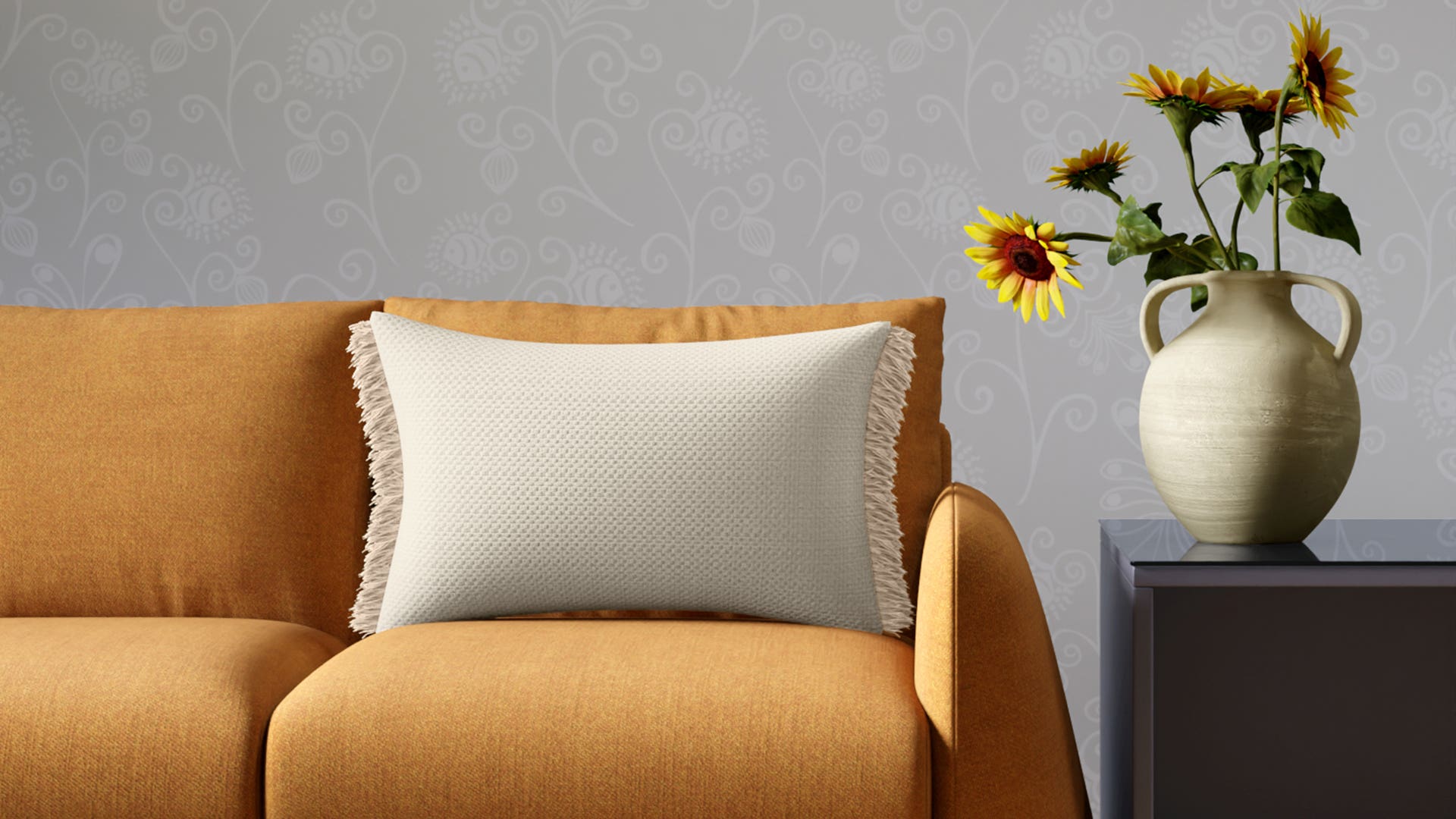 12x20 Cotton Rectangle Cushion Cover