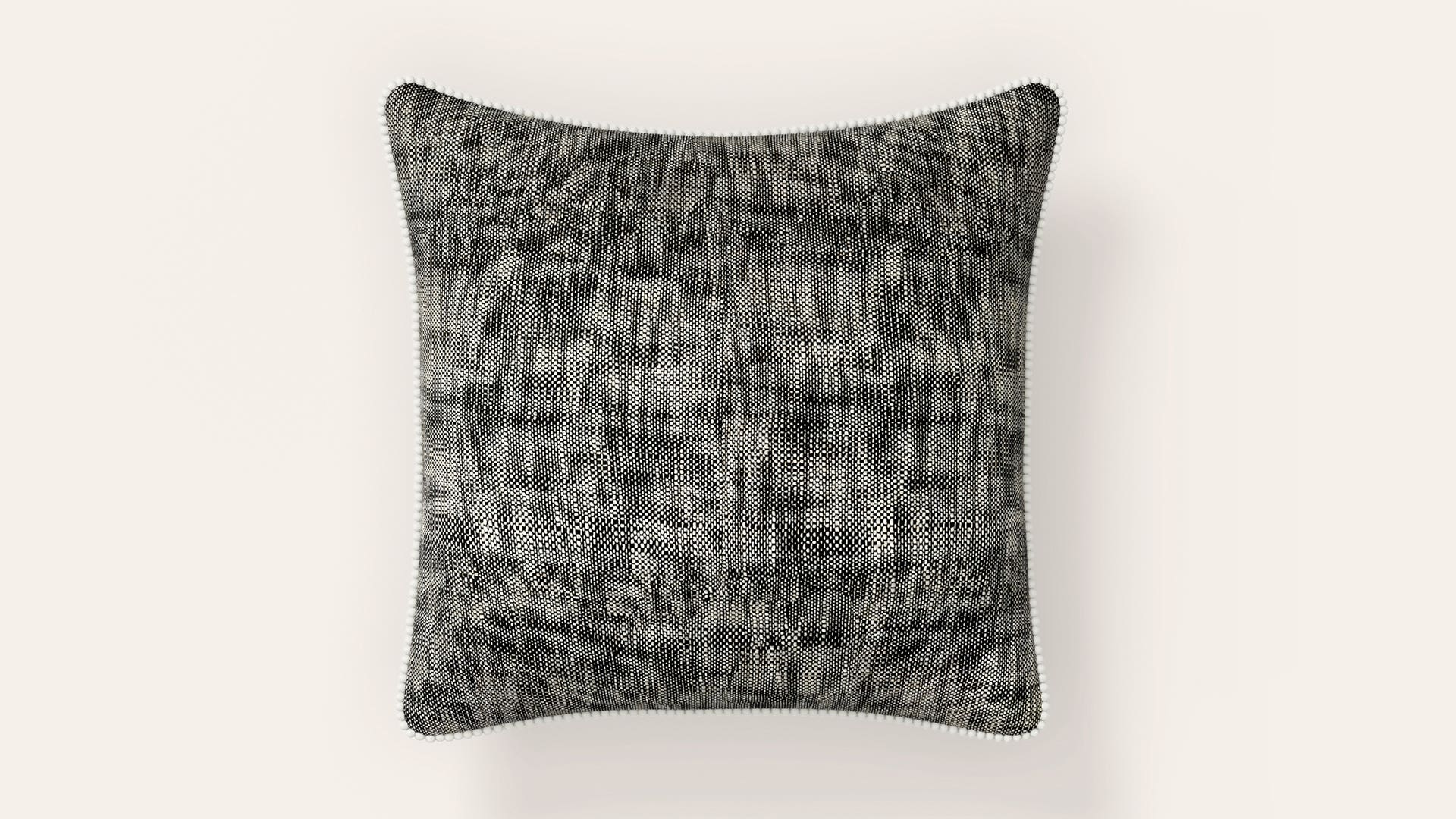 18x18 Cotton Square Cushion Cover (Chambray)