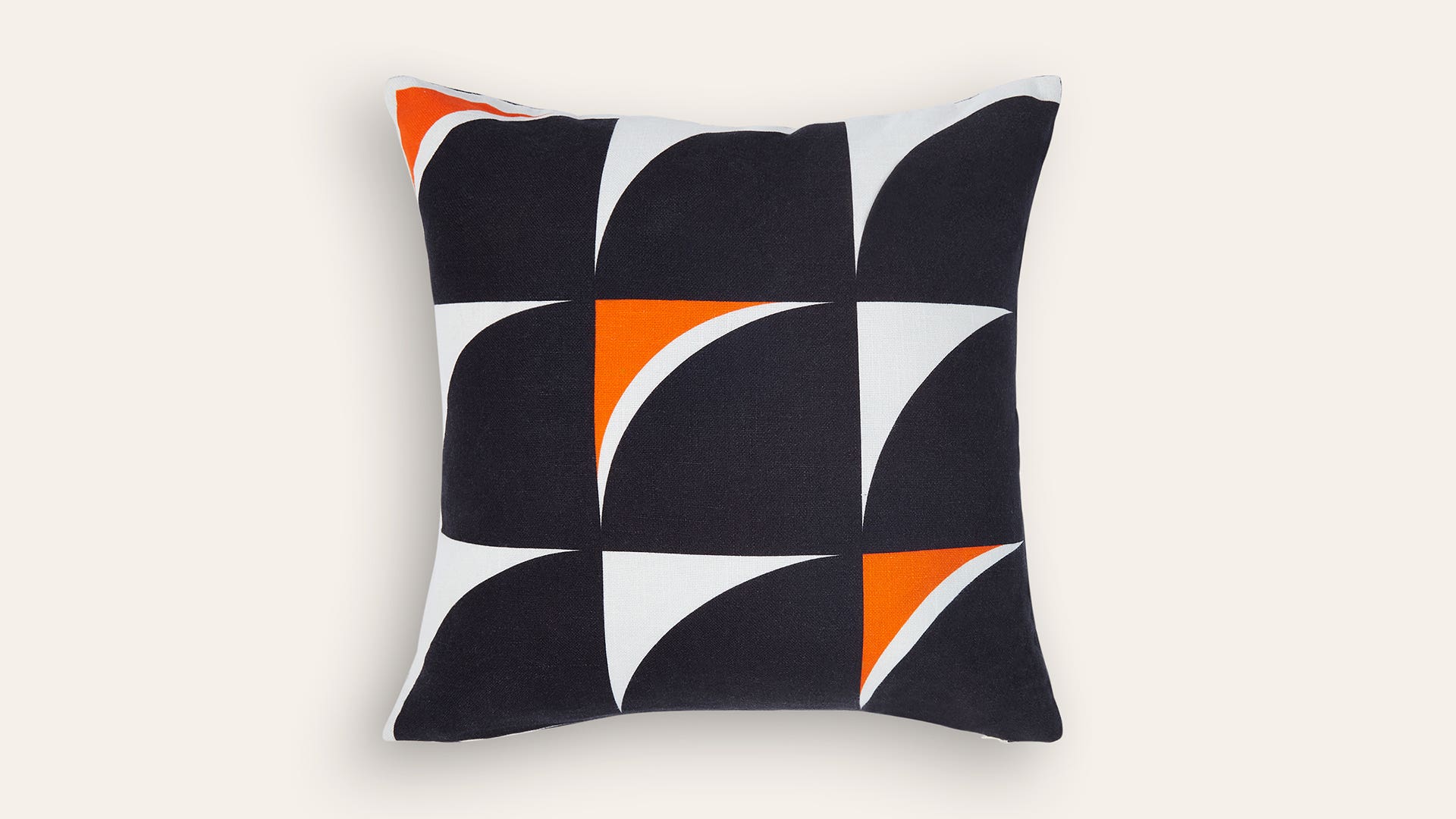 Bauhaus-Digital Print Cotton Slub Cushion Cover