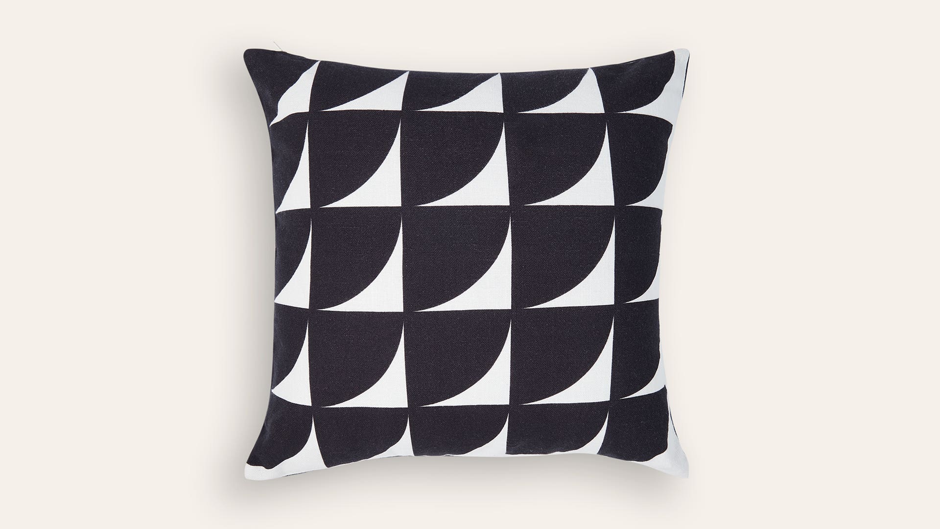 Bauhaus Pie-Digital Print Cotton Slub Cushion Cover
