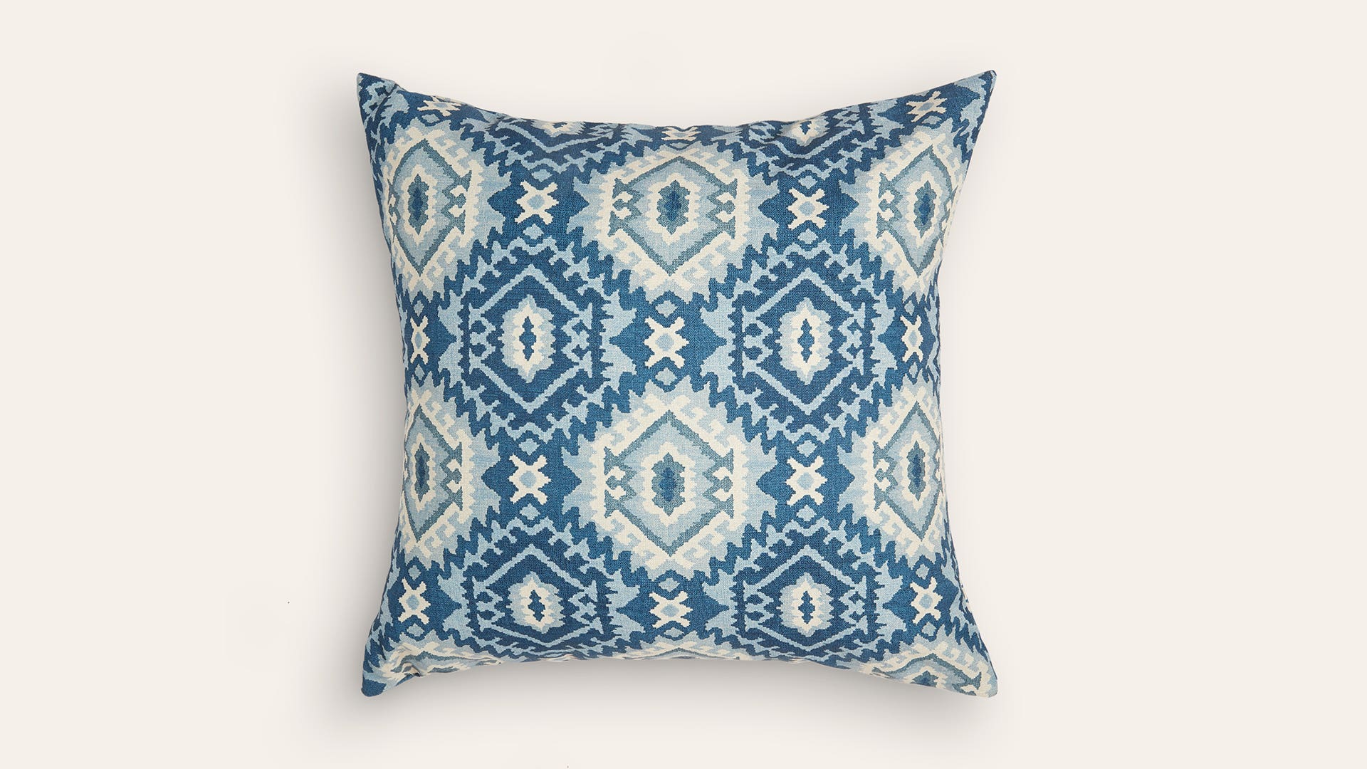 Ikat-Digital Print Polyester Cushion Cover