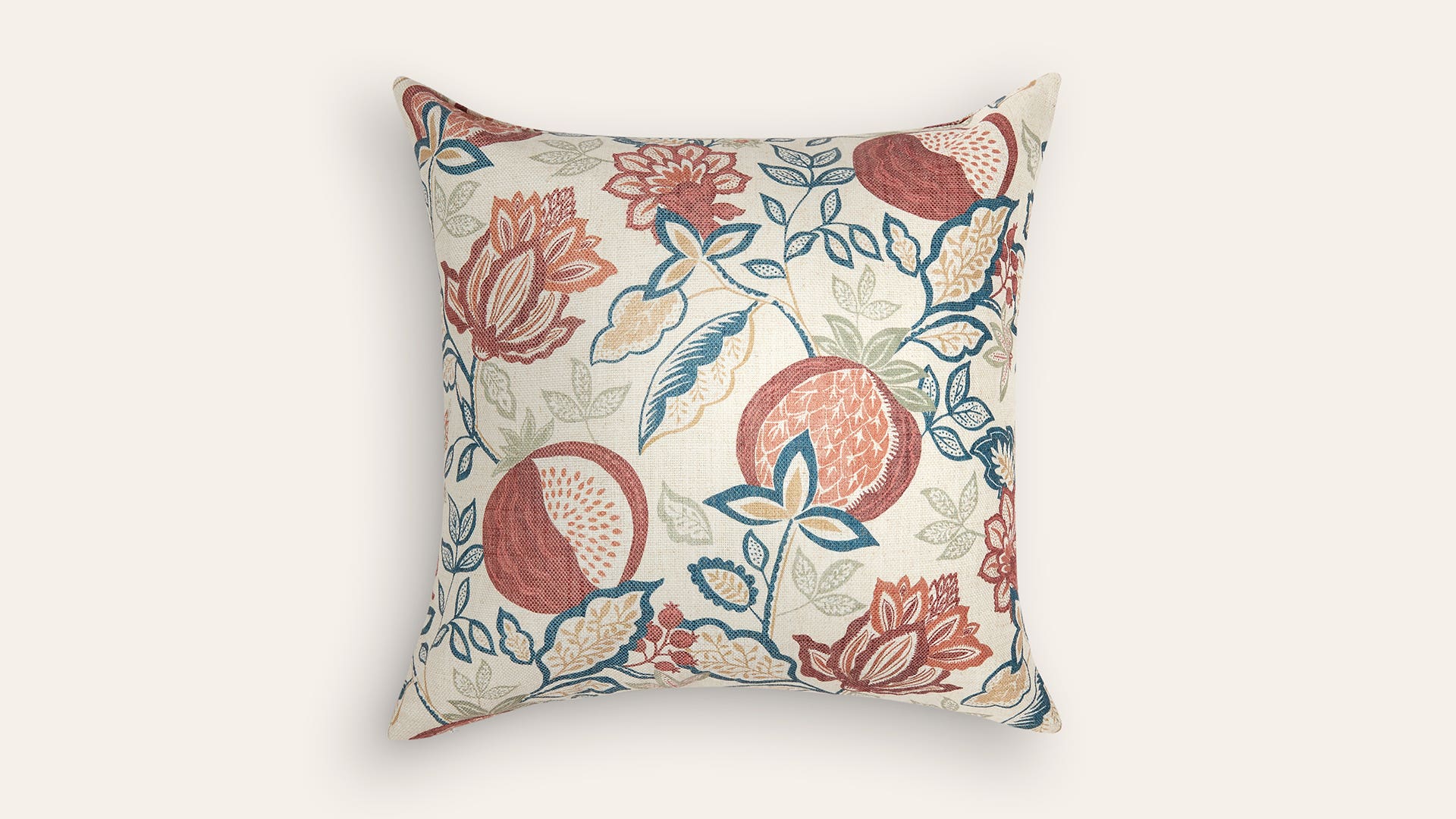 Jacobean-Digital Print Polyester and Linen Cushion Cover