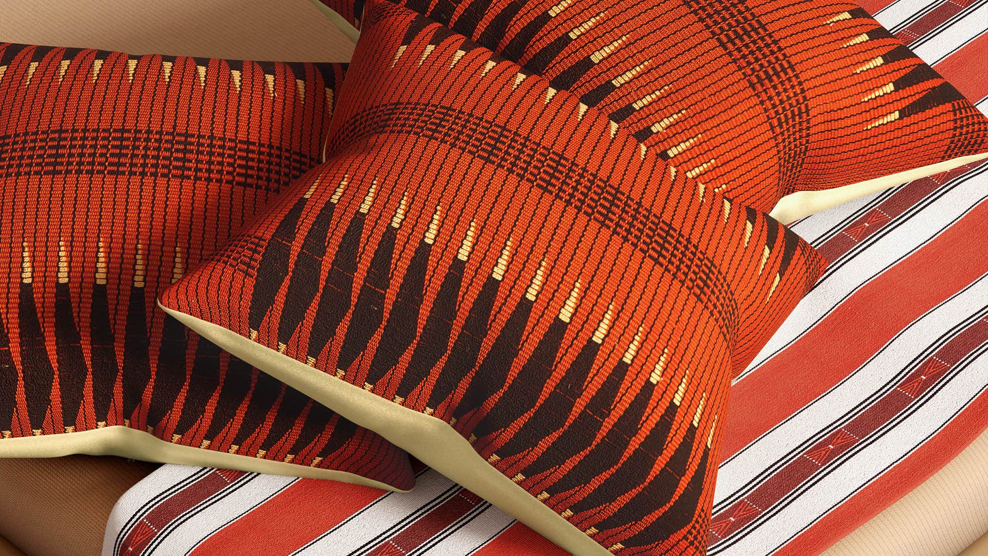 Traditional Naga Design-Handloom woven (Traditional loin loom) Cotton Cushion Cover