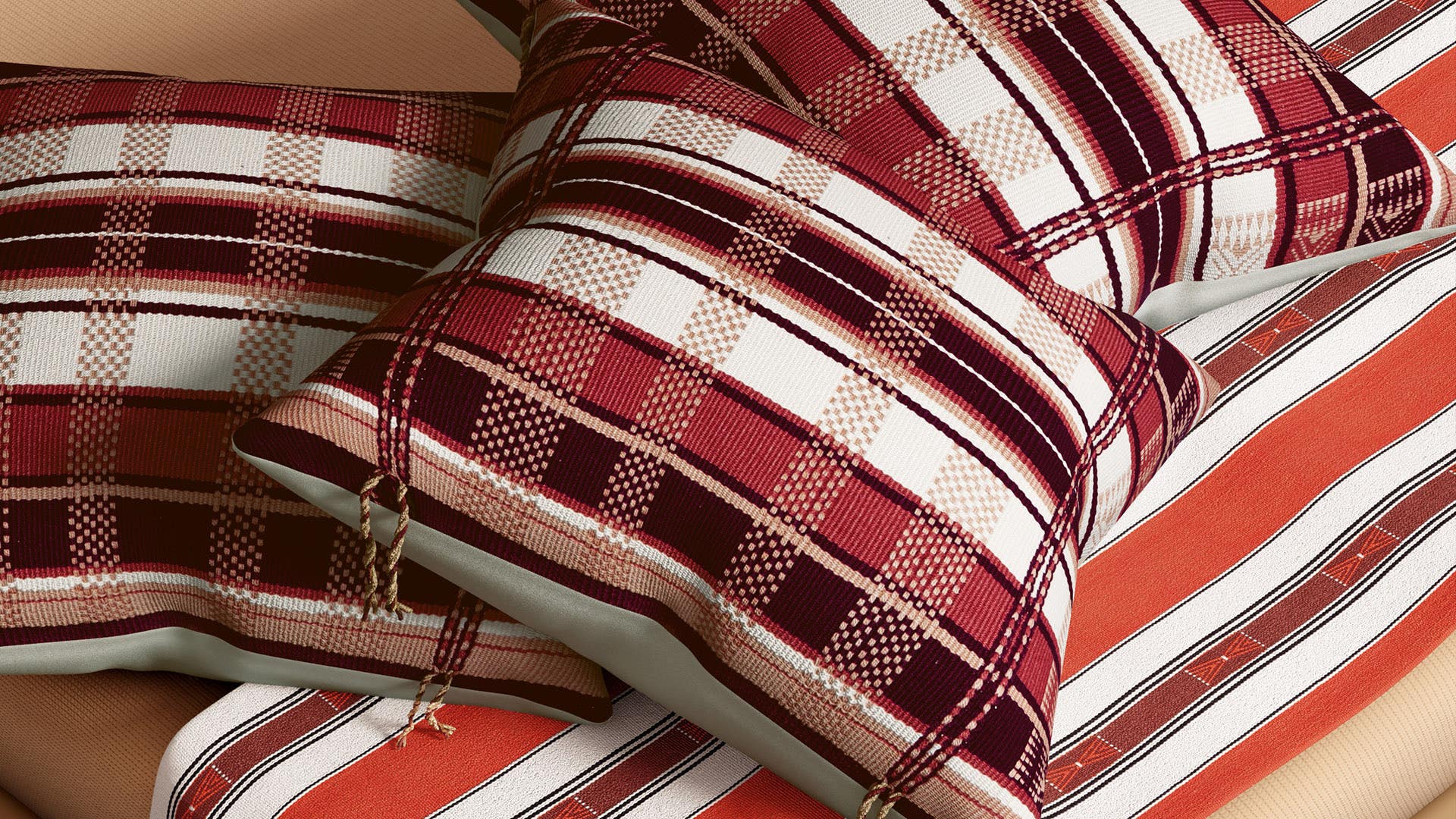 Traditional Naga Design-Handloom woven (Traditional loin loom) Cotton Cushion Cover