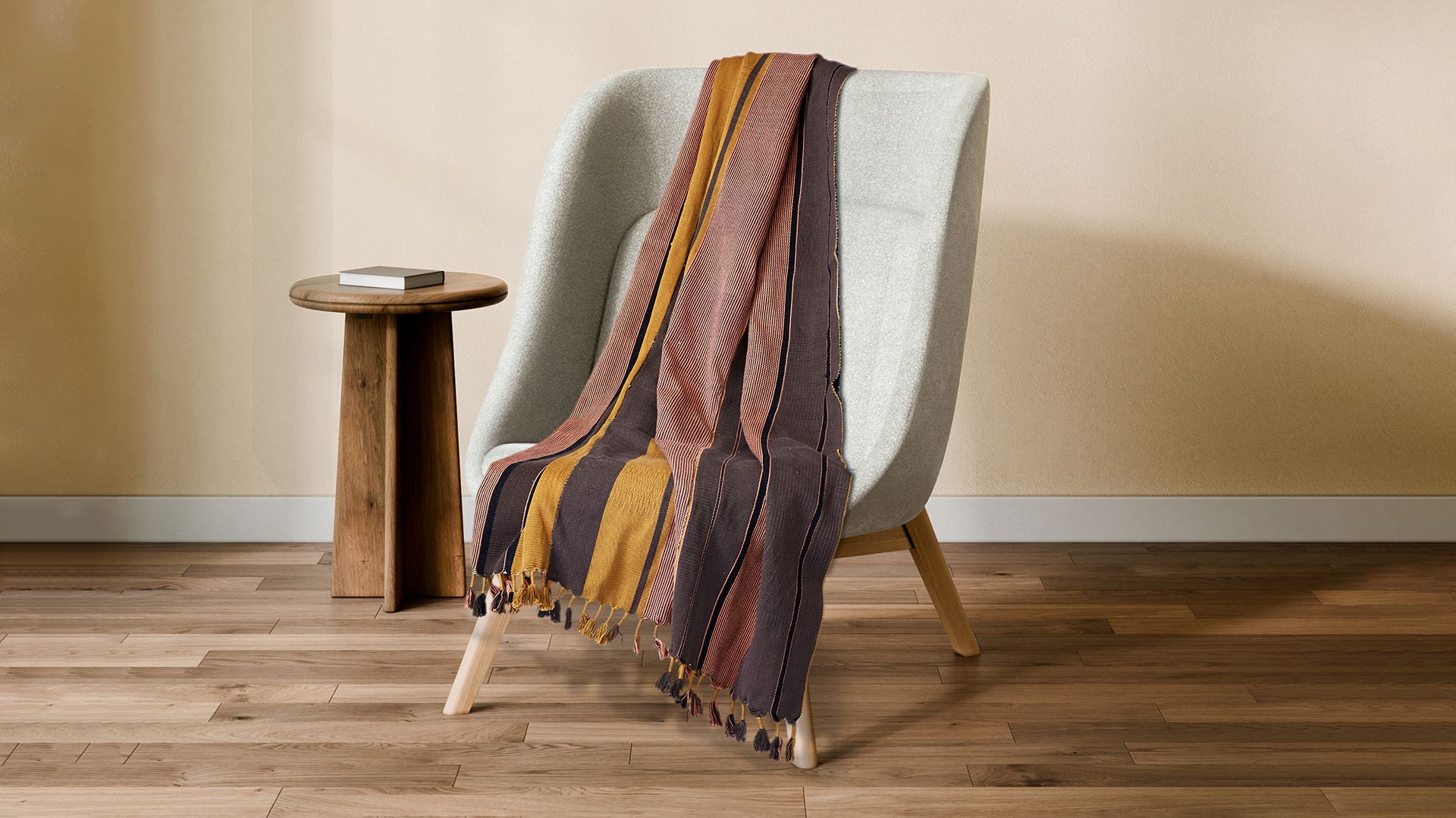 Fall Stripe Heritage 42*72 Throw