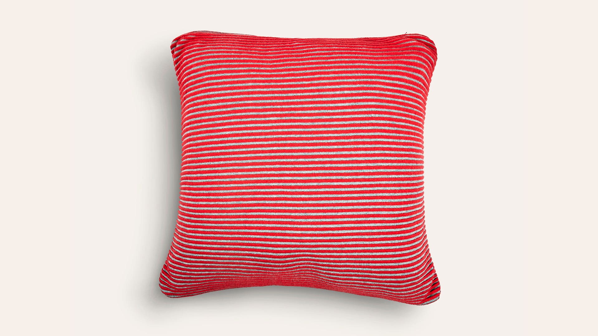 Stripes-Knitted Cotton Cushion Cover