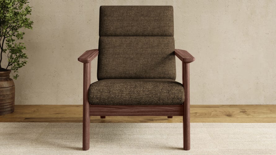 Zenara 1-Seater Fabric Sofa