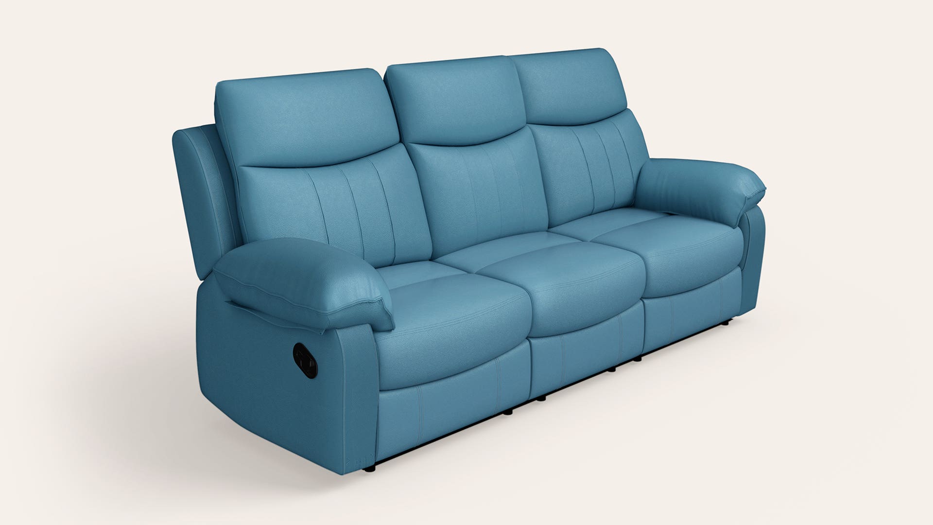Alantra 3-Seater Leatherette Recliner