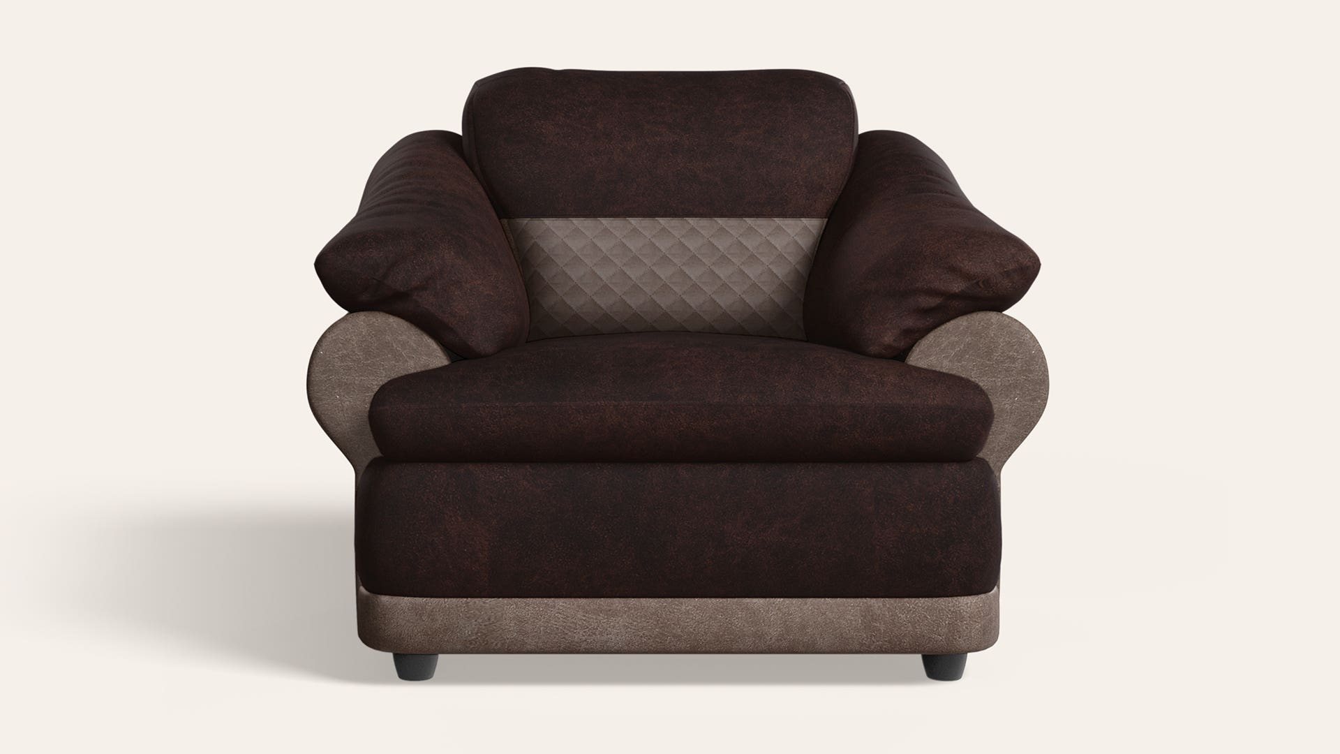 Jinerio Nx 1-Seater Fabric Sofa