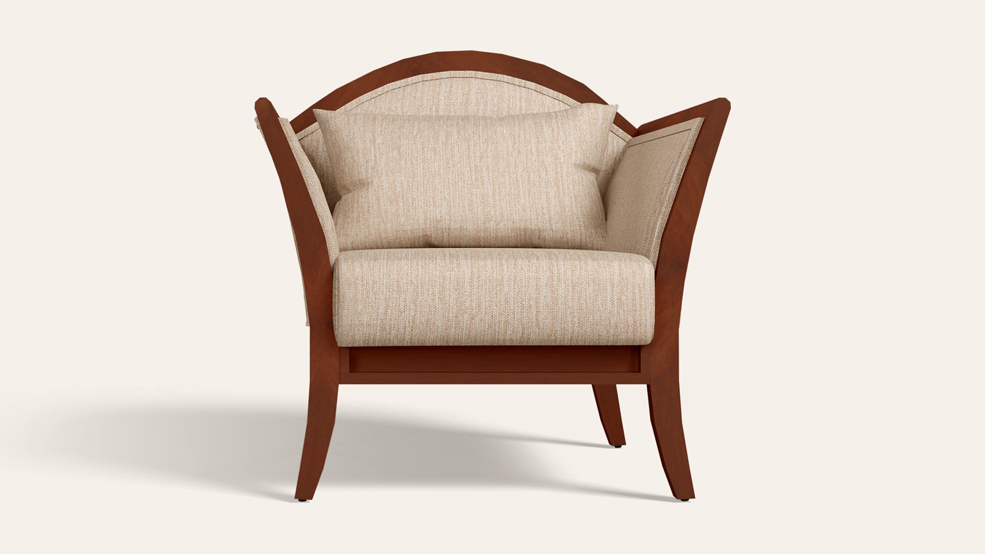 Cedar 1-Seater Fabric Sofa