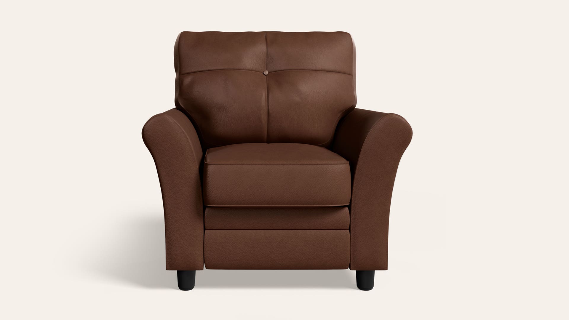 Orlando Plus 1-Seater Leather Sofa