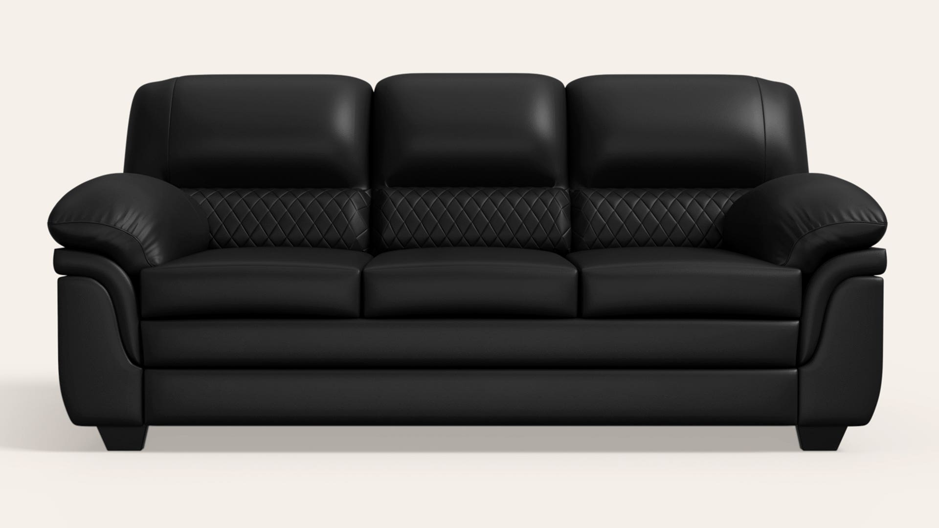 Orleans Plus 3-Seater Leather Sofa