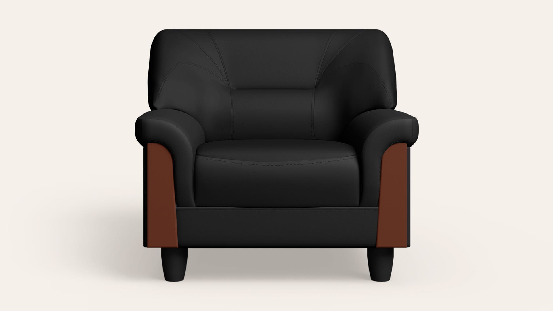 Parto Plus 1-Seater Leatherette Sofa