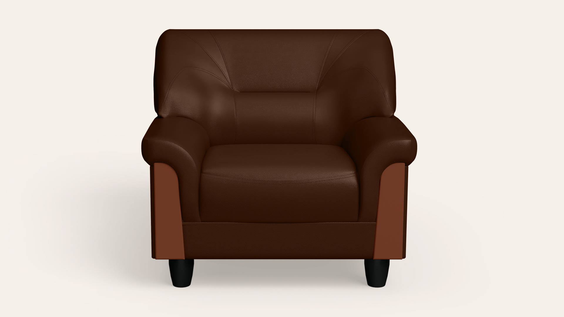 Parto Plus 1-Seater Leatherette Sofa