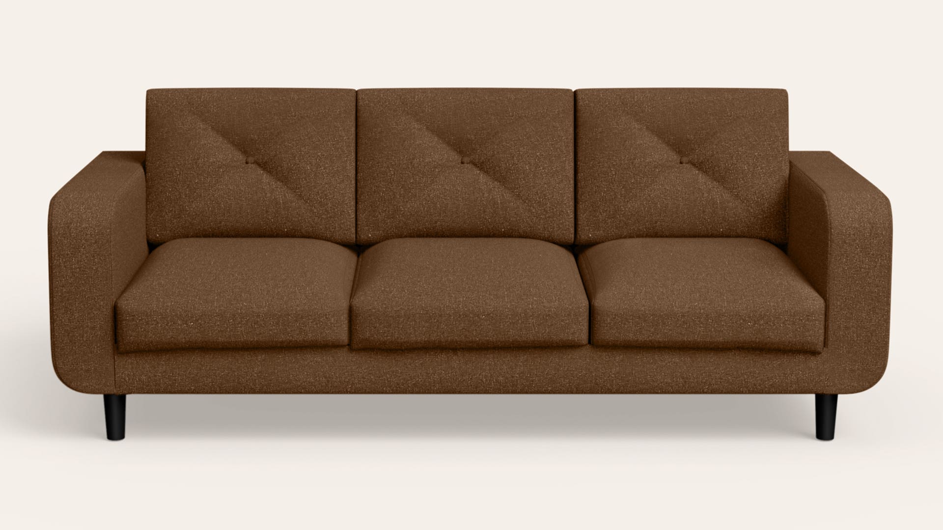 Zompy Advance 3-Seater Fabric Sofa
