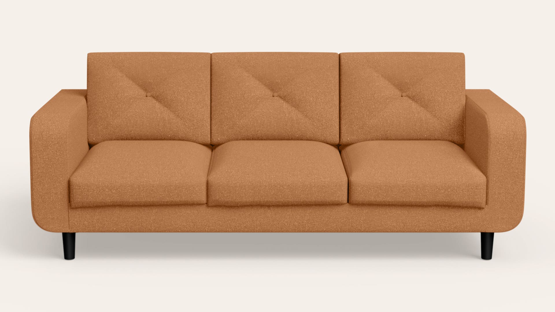 Zompy Advance 3-Seater Fabric Sofa