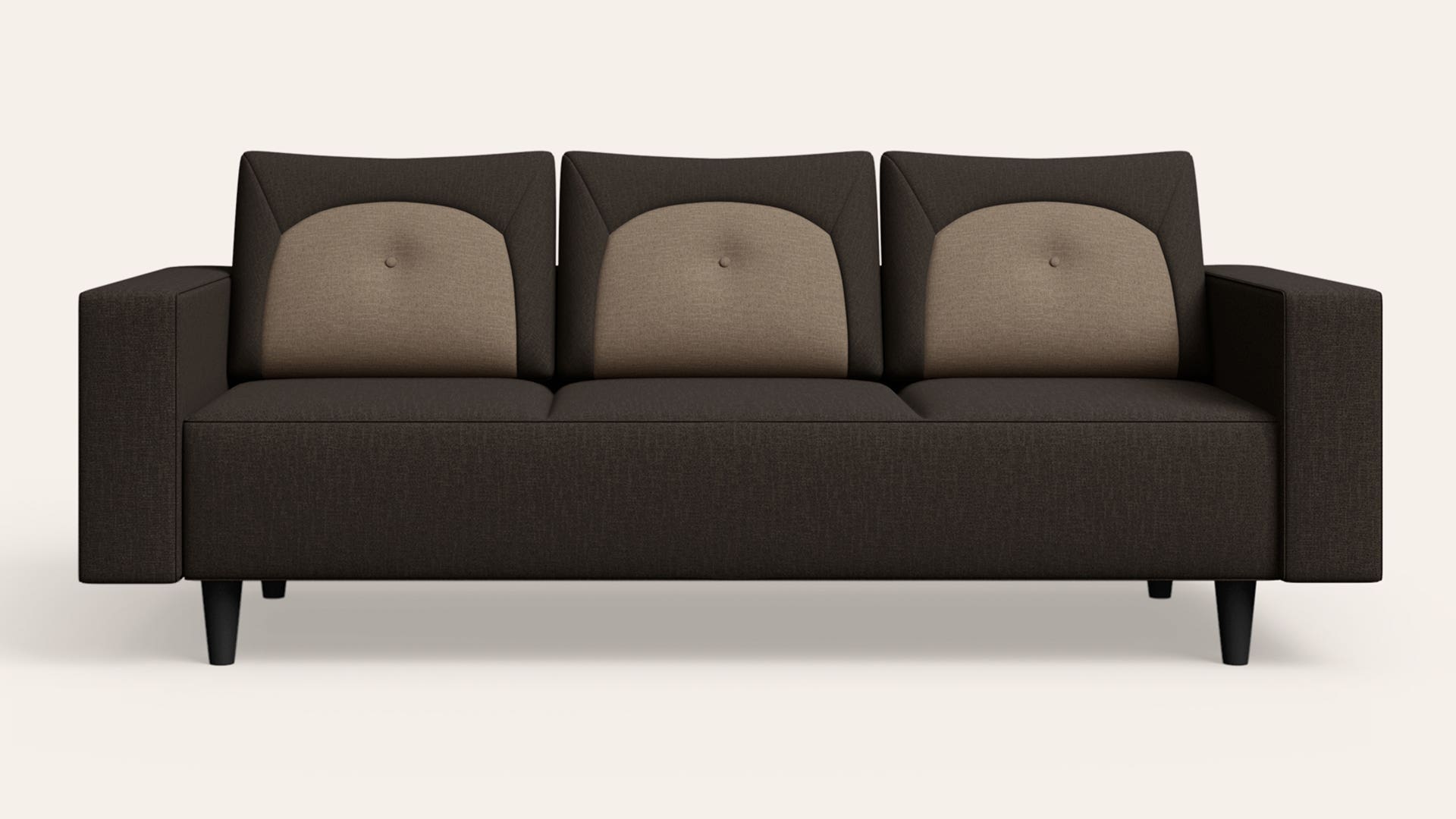 Pangram 3-Seater Fabric Sofa