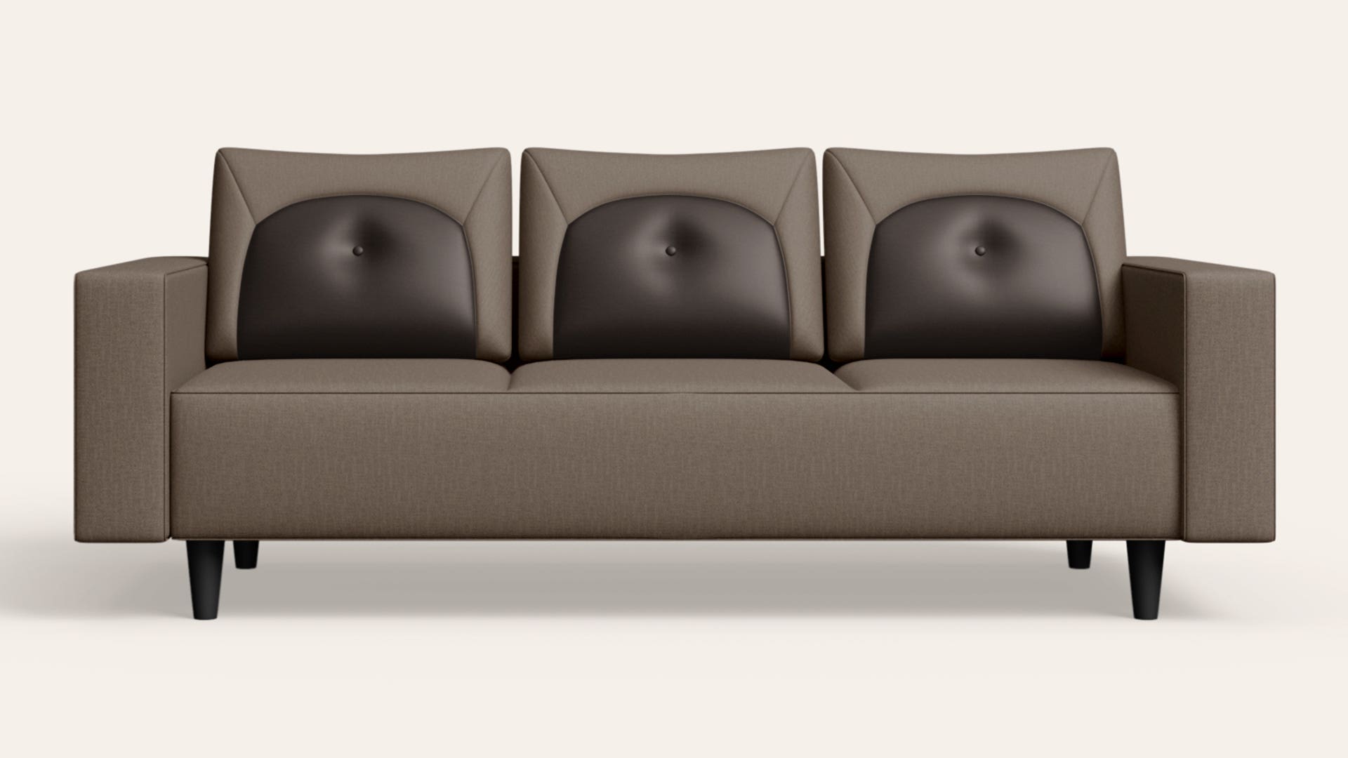 Pangram 3-Seater Fabric Sofa