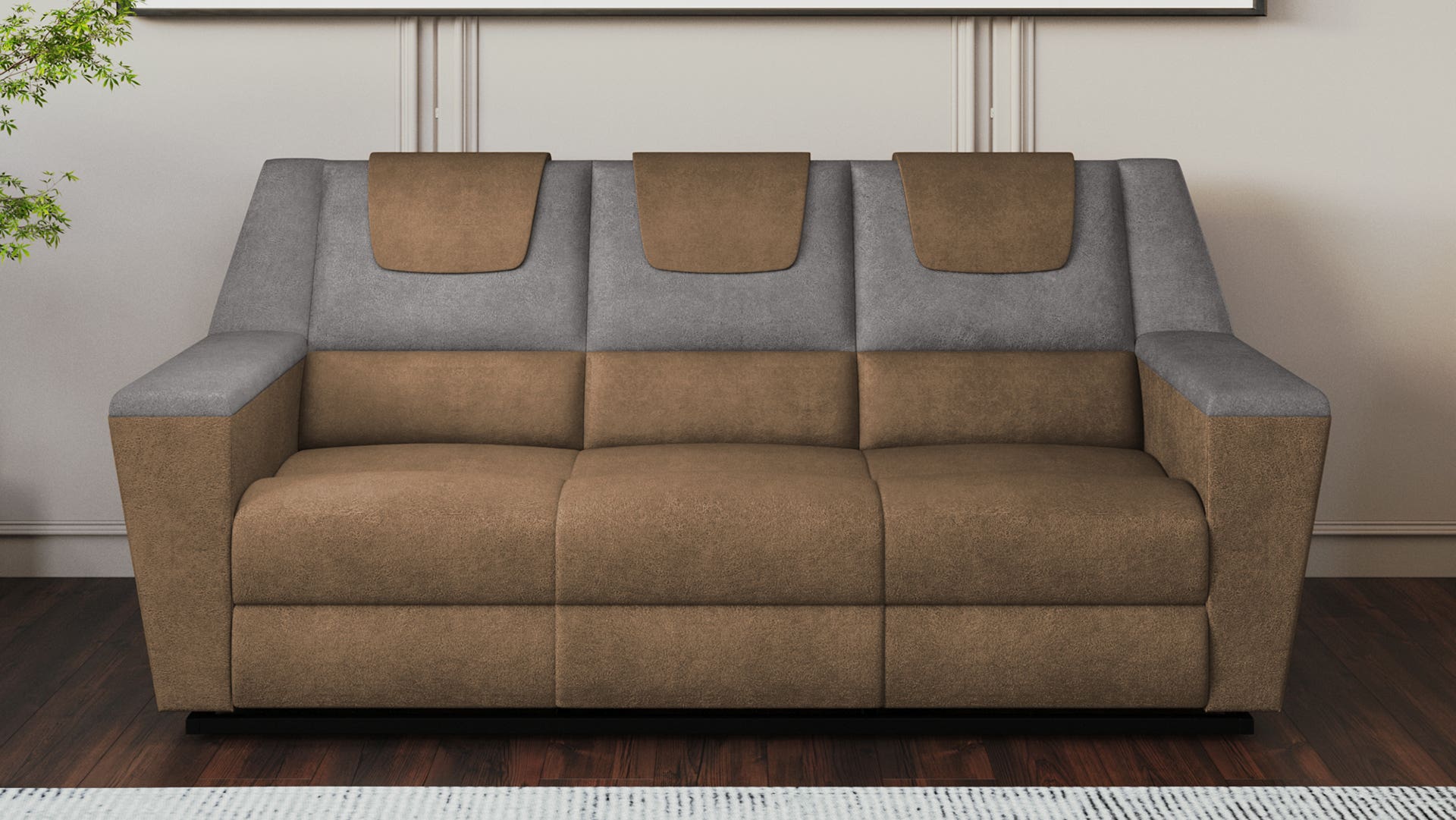 Sumo V2 Fab Leather Manual Recliner